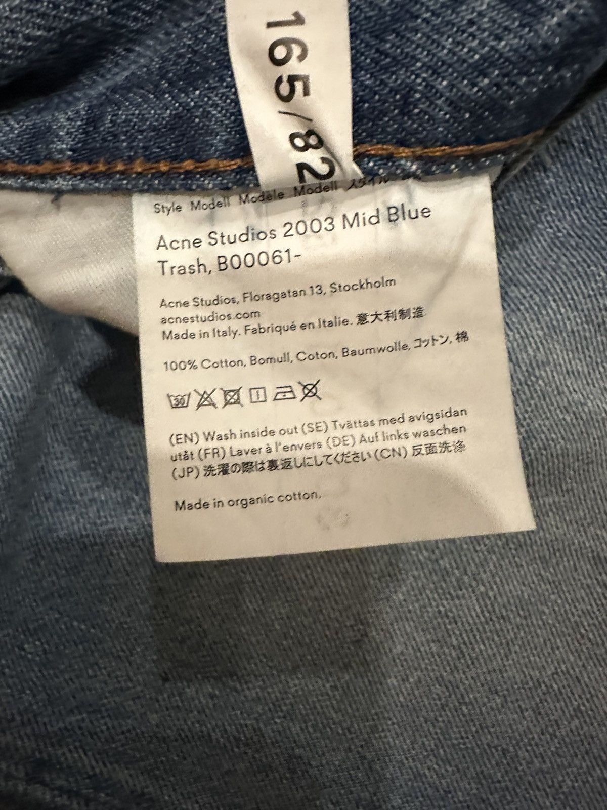 Acne Studios Acne Studios 2003 Mid Blue Trash Jeans 30/30 Size US 30 / EU 46 - 3 Thumbnail