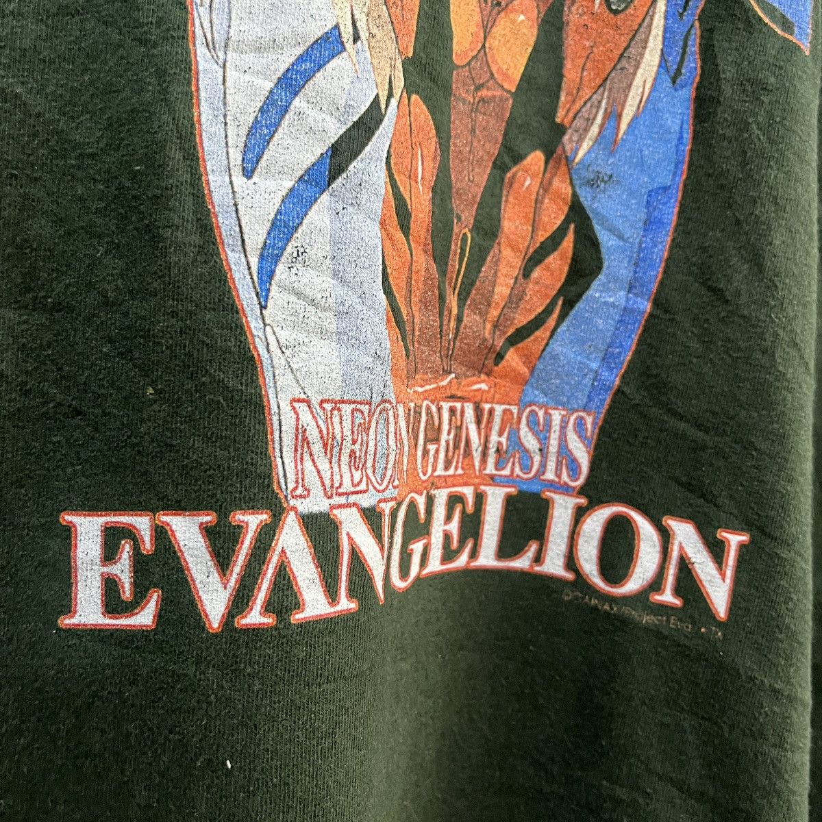 Anime × Vintage Vintage 00's The Three Children Neon Genesis Evangelion Size US L / EU 52-54 / 3 - 9 Thumbnail