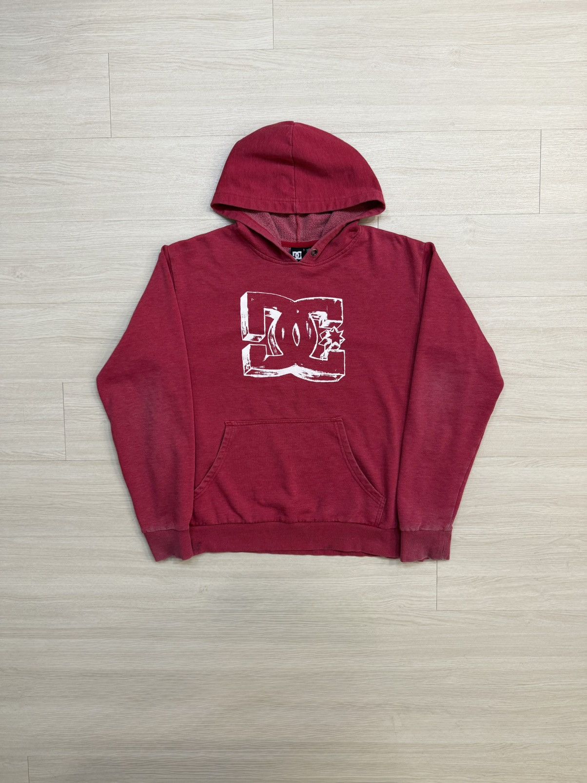 DC Y2K DC Sketch Red Pullover Hoodie Size US M / EU 48-50 / 2 - 1 Thumbnail