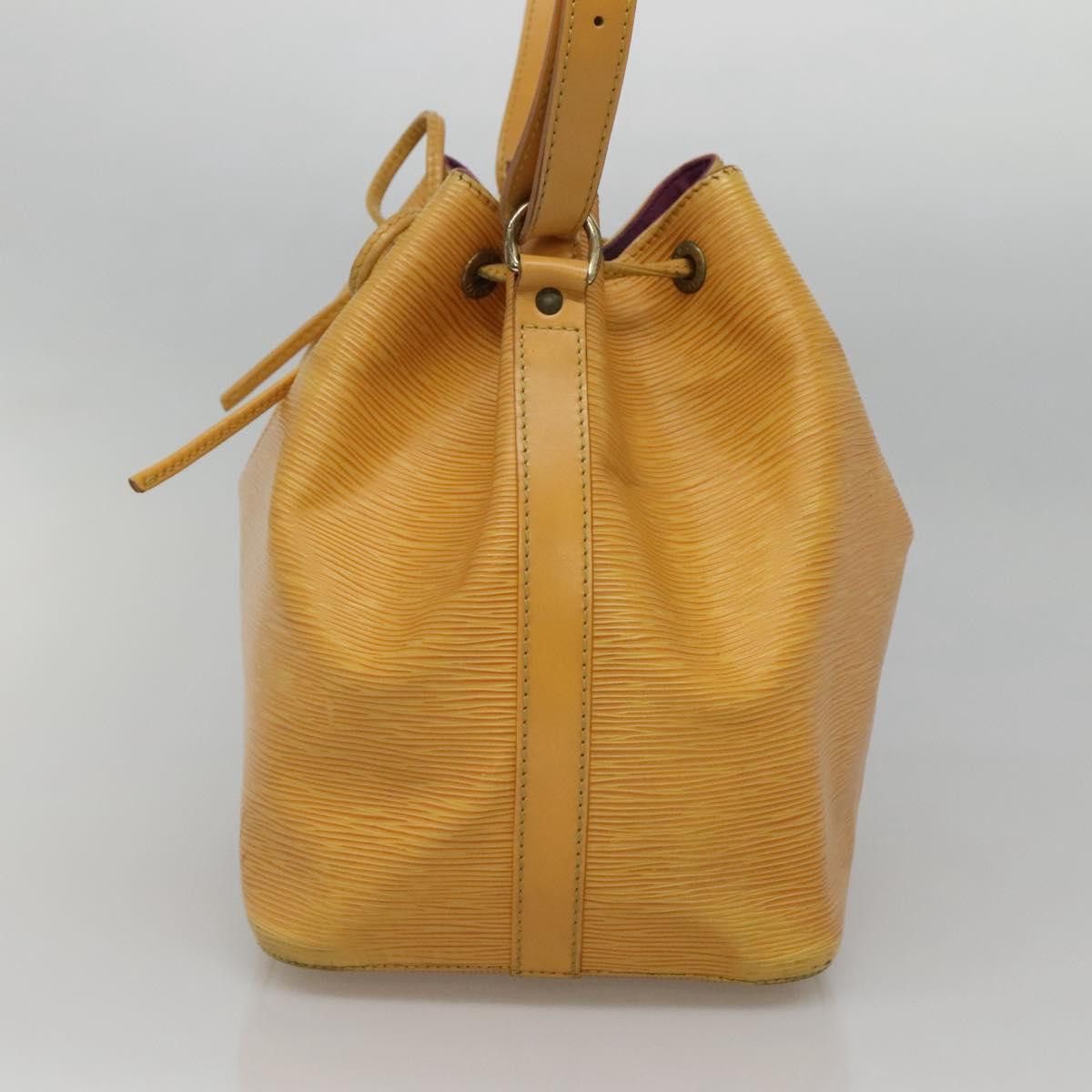 Louis Vuitton LOUIS VUITTON Epi Petit Noe Shoulder Bag Yellow M44109 Size ONE SIZE - 4 Thumbnail