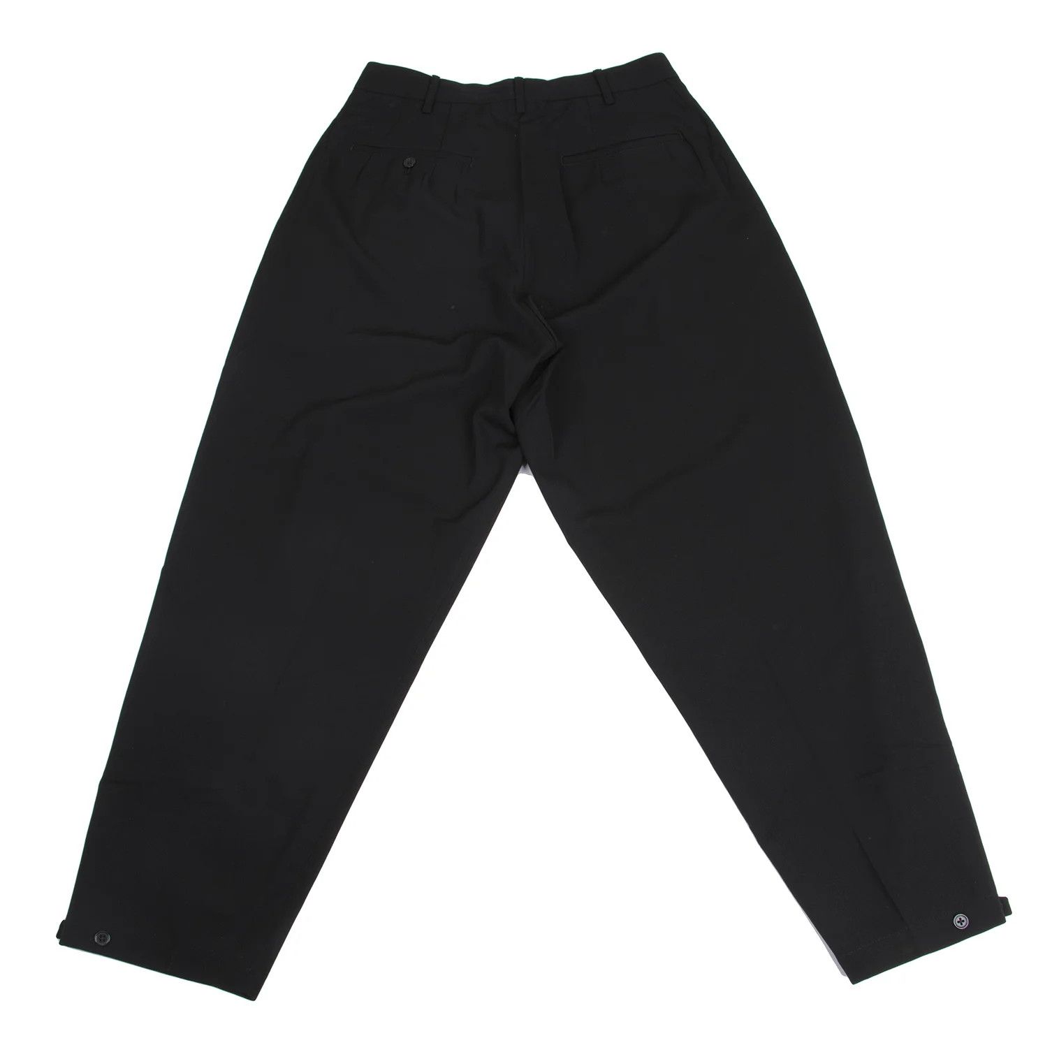Yohji Yamamoto Yohji Yamamoto Wool Gabardine Tapered Pants Size US 38 / EU 54 - 10 Thumbnail