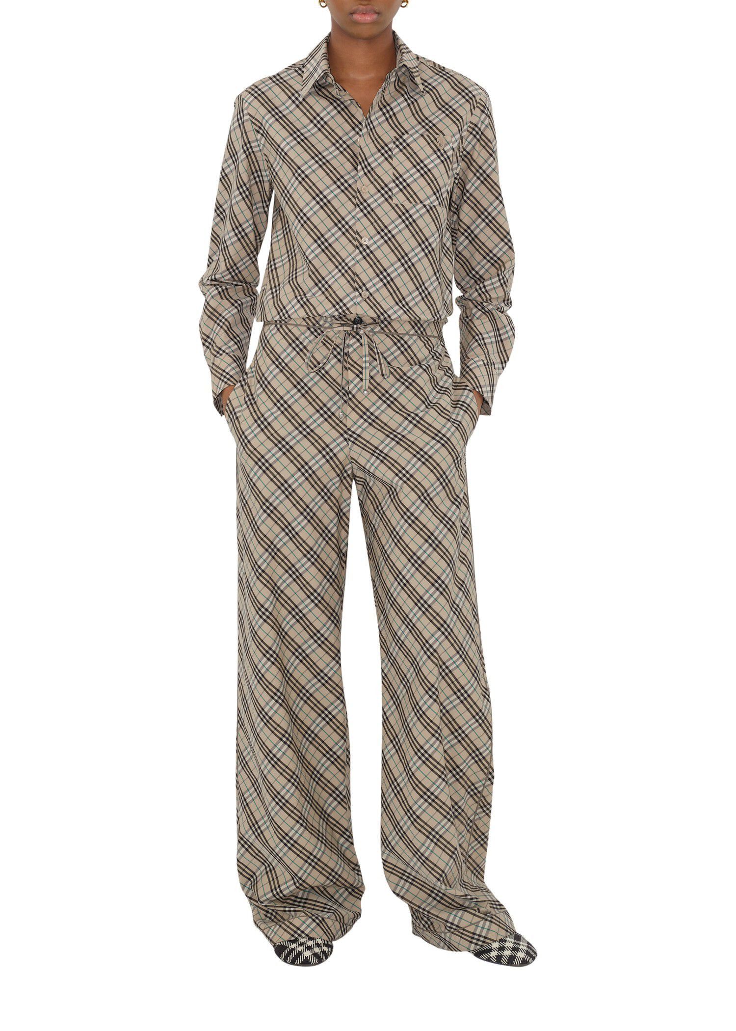 Burberry o1w1db10426 Regular Fit Check Cotton Shirt in Multicolor Size S / US 4 / IT 40 - 2 Thumbnail