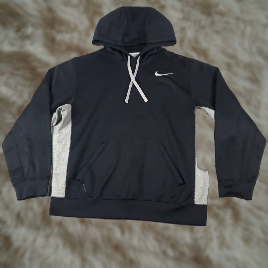 Nike Nike Hoodie Mens Medium Black Pullover Sweatshirt Swoosh Fleece Size US M / EU 48-50 / 2 - 1 Thumbnail