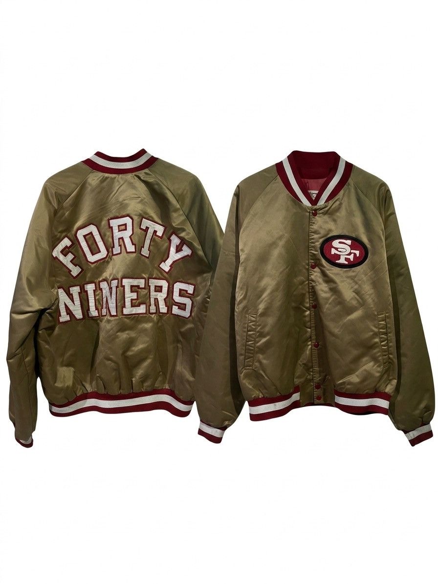 Chalk Line Vintage 80s gold chalkline san fransisco 49ers Size US XL / EU 56 / 4 - 1 Thumbnail
