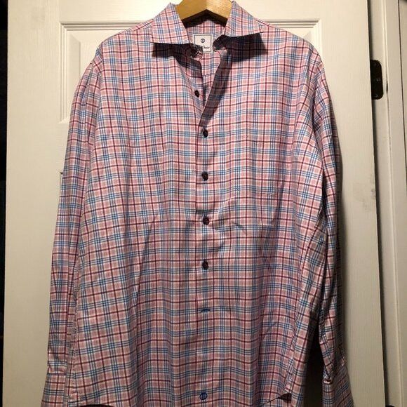 David Donahue david Donahue men's multicolor cotton casual shirt size: XL Size US XL / EU 56 / 4 - 1 Thumbnail