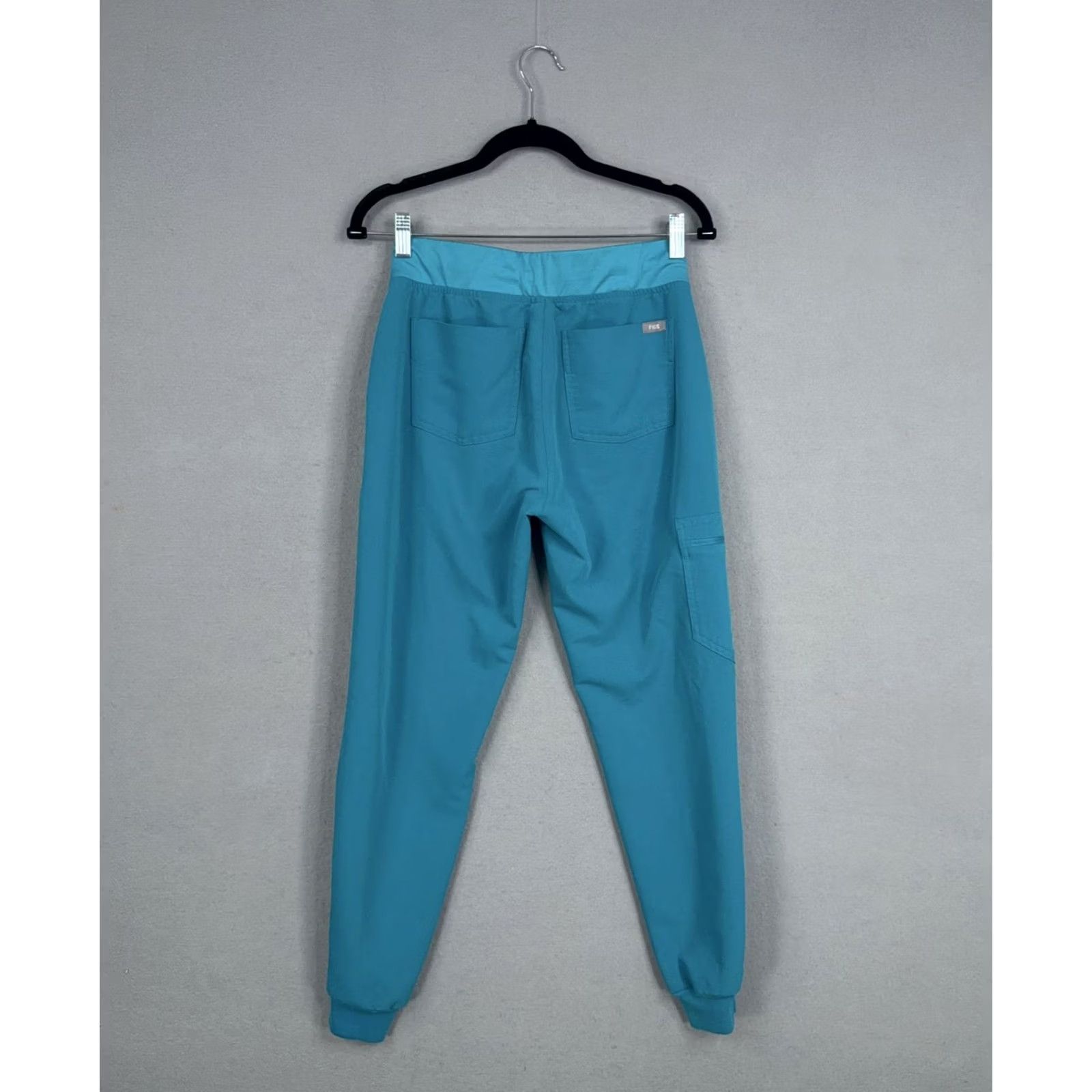 Vintage FIGS Scrub Pants Womens XS Blue Technical Collection Jogger Cargo Workwear Size 26" / US 2 / IT 38 - 7 Thumbnail