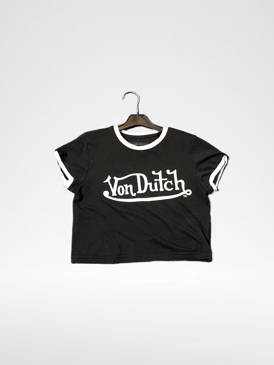 Von Dutch Avant-Garde Big Print Von Dutch Crop Top Vintage Size XL / US 12-14 / IT 48-50 - 1 Thumbnail