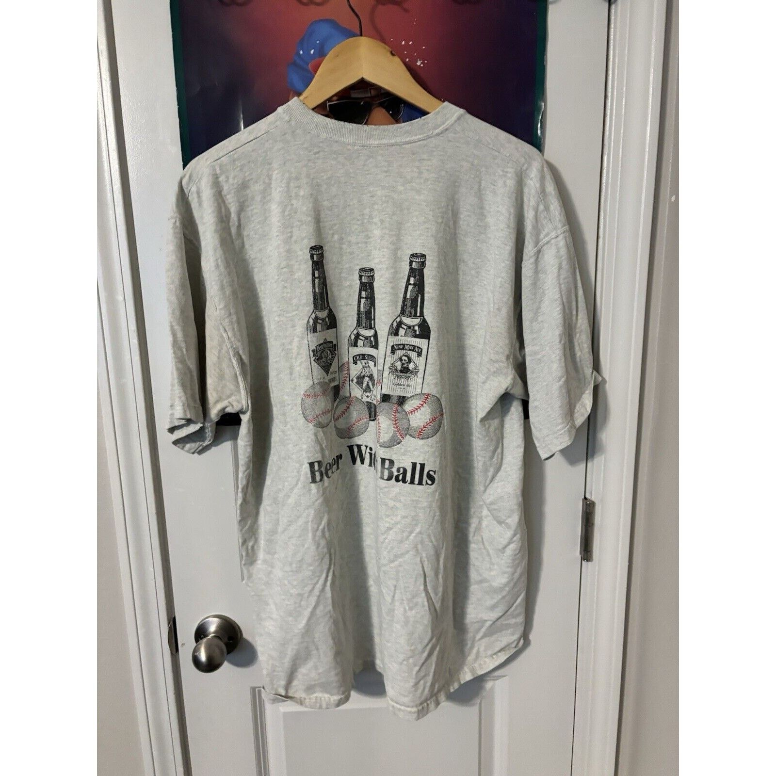 CO vintage Cooperstown balls grey T-shirt baseball size XLgrey Size US XL / EU 56 / 4 - 2 Thumbnail