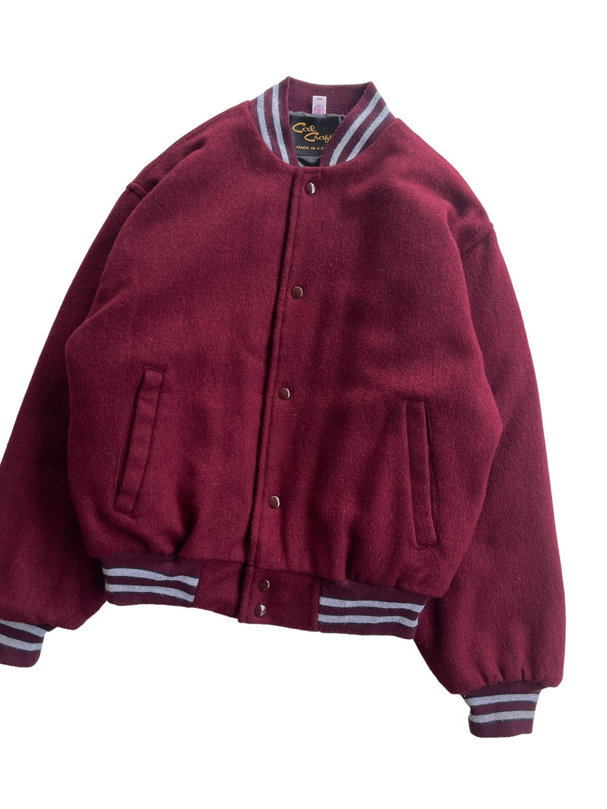 Vintage 80s Cal Craft USA Wool Varsity Jacket Size US M / EU 48-50 / 2 - 6 Thumbnail