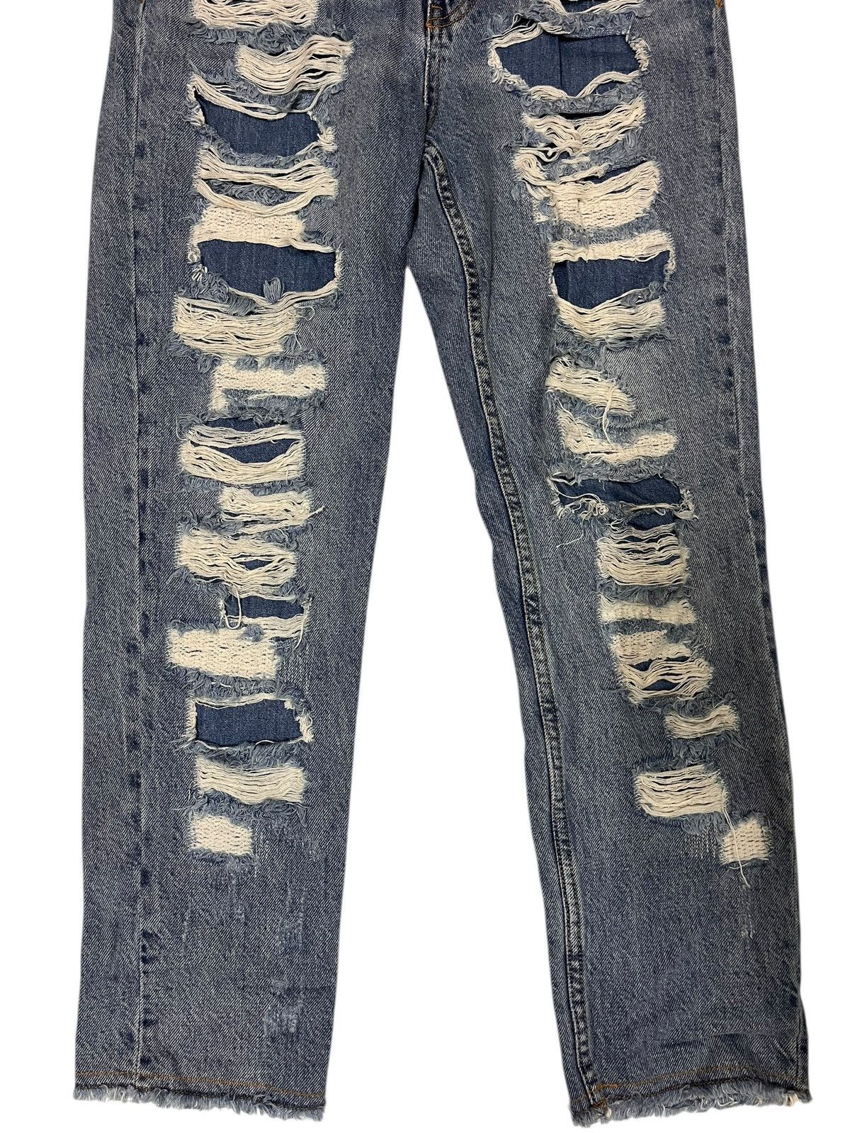 Japanese Brand Japanese Brand Another Edition Distressed Jeans Size 28" / US 6 / IT 42 - 4 Thumbnail