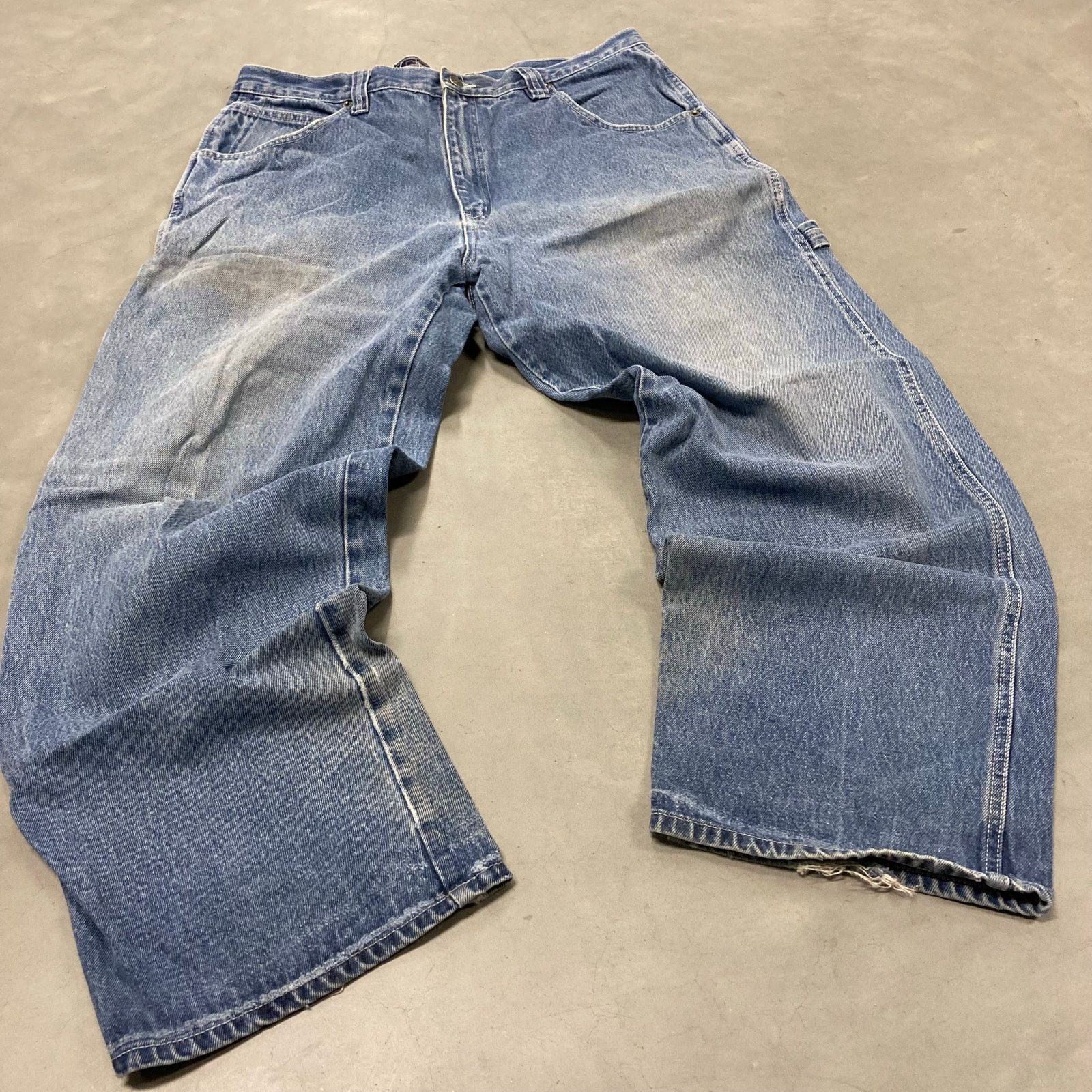 Vintage vintage baggy y2k culture jam cargo jeans 38x32 Size US 38 / EU 54 - 1 Thumbnail