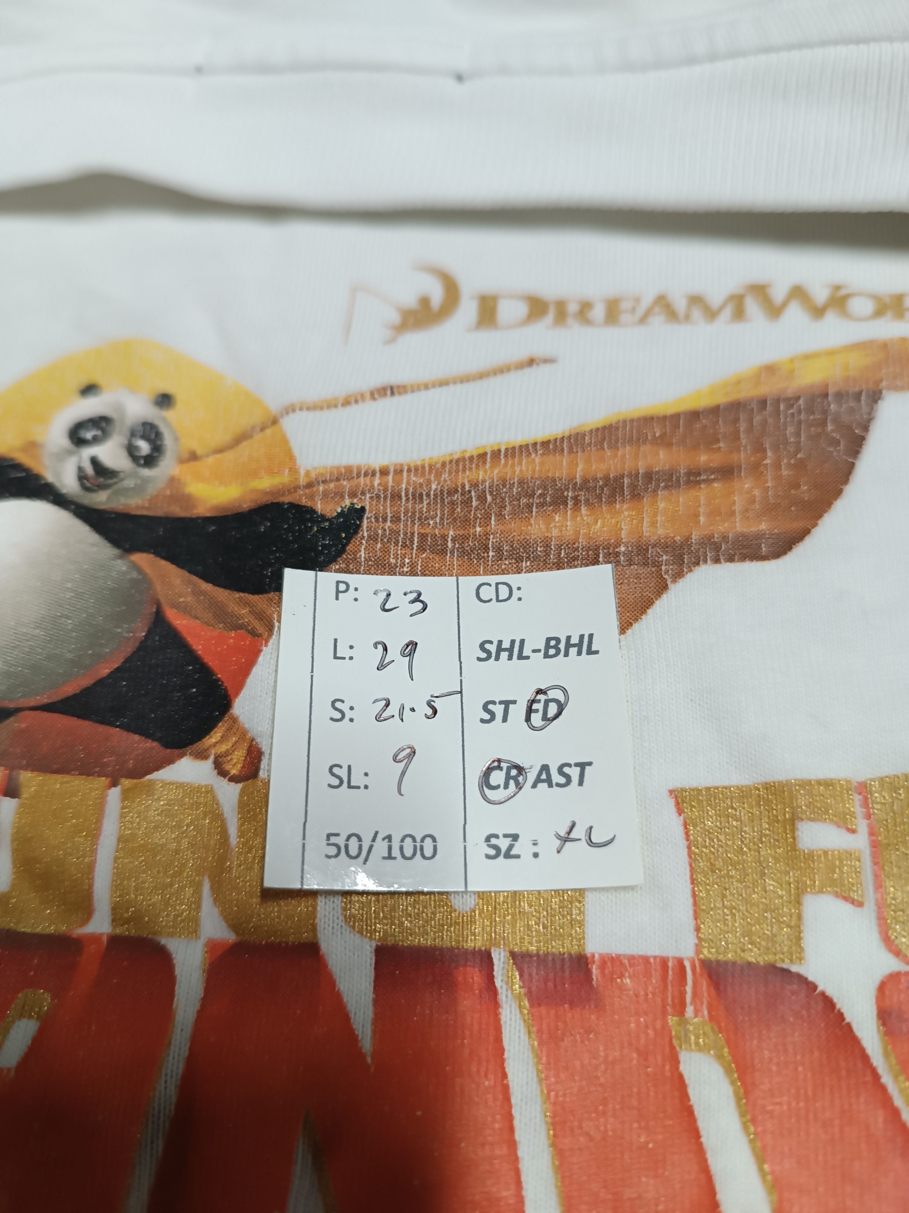 Cartoon Network VINTAGE 2008 KUNG FU PANDA MOVIE TEE shrek toy story anime Size US XL / EU 56 / 4 - 18 Thumbnail