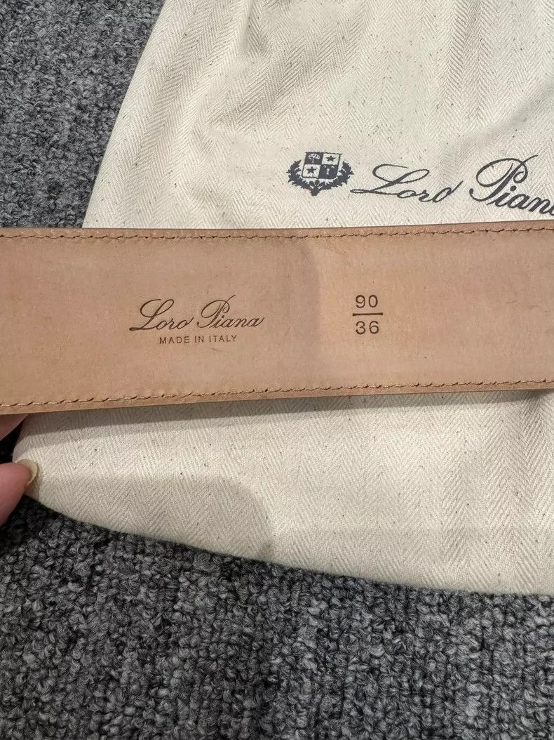 Loro Piana LORO PIANA leather belt Size ONE SIZE - 3 Thumbnail