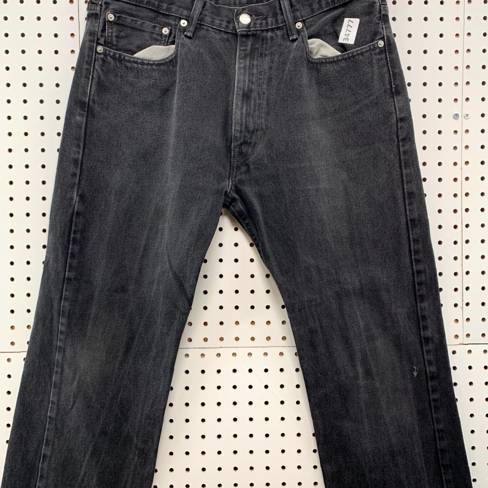 Levi's VINTAGE Levi's 505 Black Denim Jeans Mens Size 36x30 Red Tab Straight Leg Casual Size US 36 / EU 52 - 7 Thumbnail