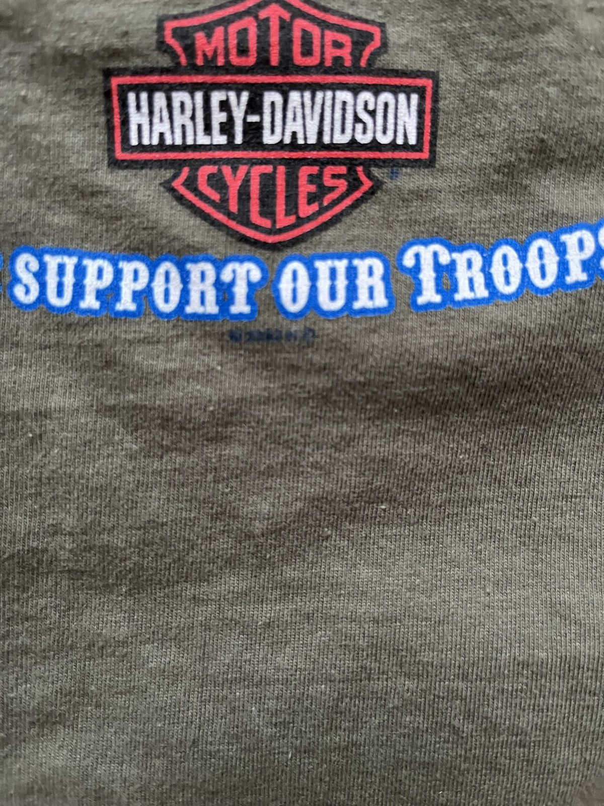 Harley Davidson Harley Davidson "we support our troops" shirt Size US XL / EU 56 / 4 - 7 Thumbnail