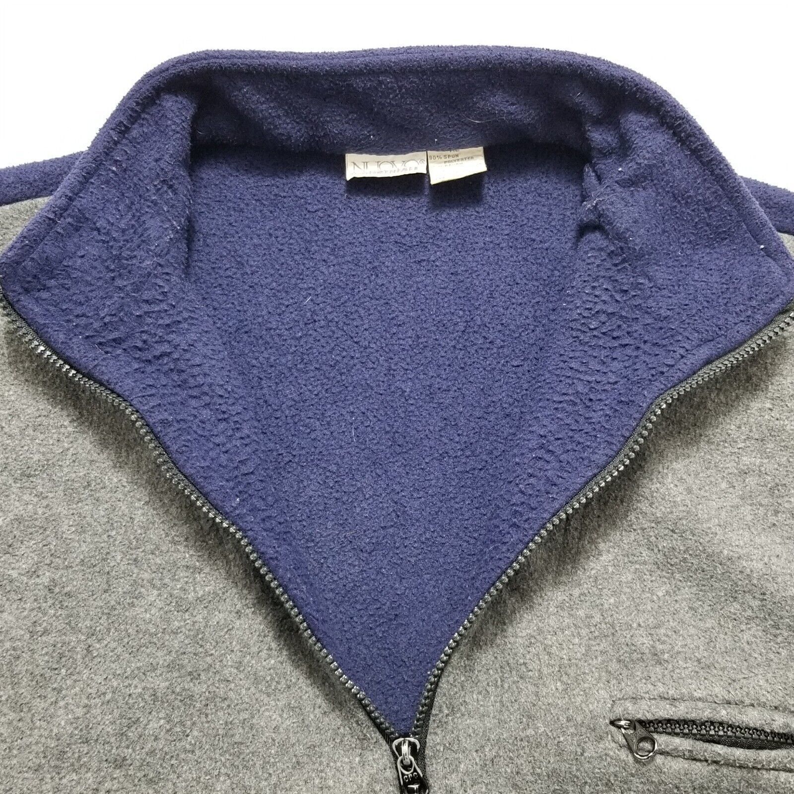 Other Nuovo Fleece Sweater Womens XL Long Sleeve Pullover Zip Size XL / US 12-14 / IT 48-50 - 4 Thumbnail