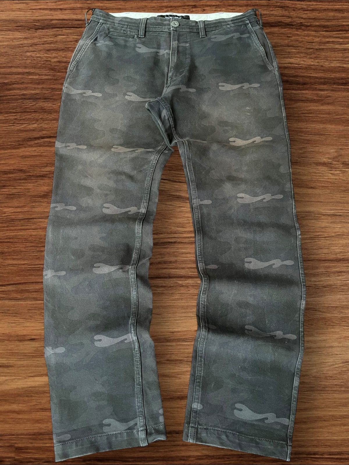 Hypebeast Vintage Japanese Brand Back Number Camo Stretchable Pants Size US 32 / EU 48 - 1 Thumbnail