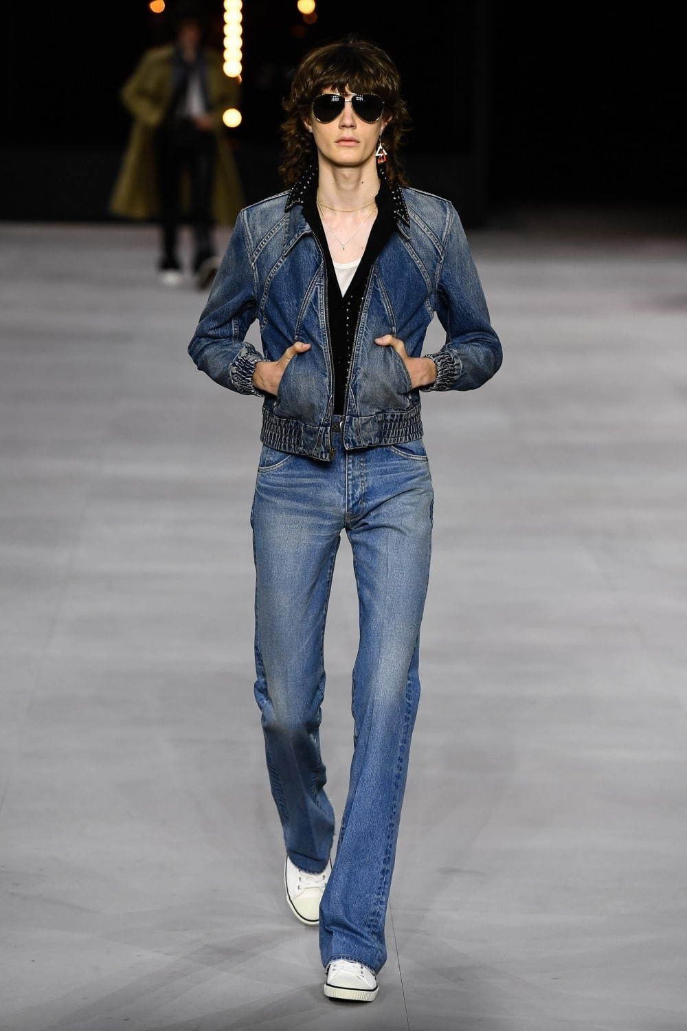 Celine × Hedi Slimane Celine SS20 Blue Denim Jacket Size US M / EU 48-50 / 2 - 3 Thumbnail