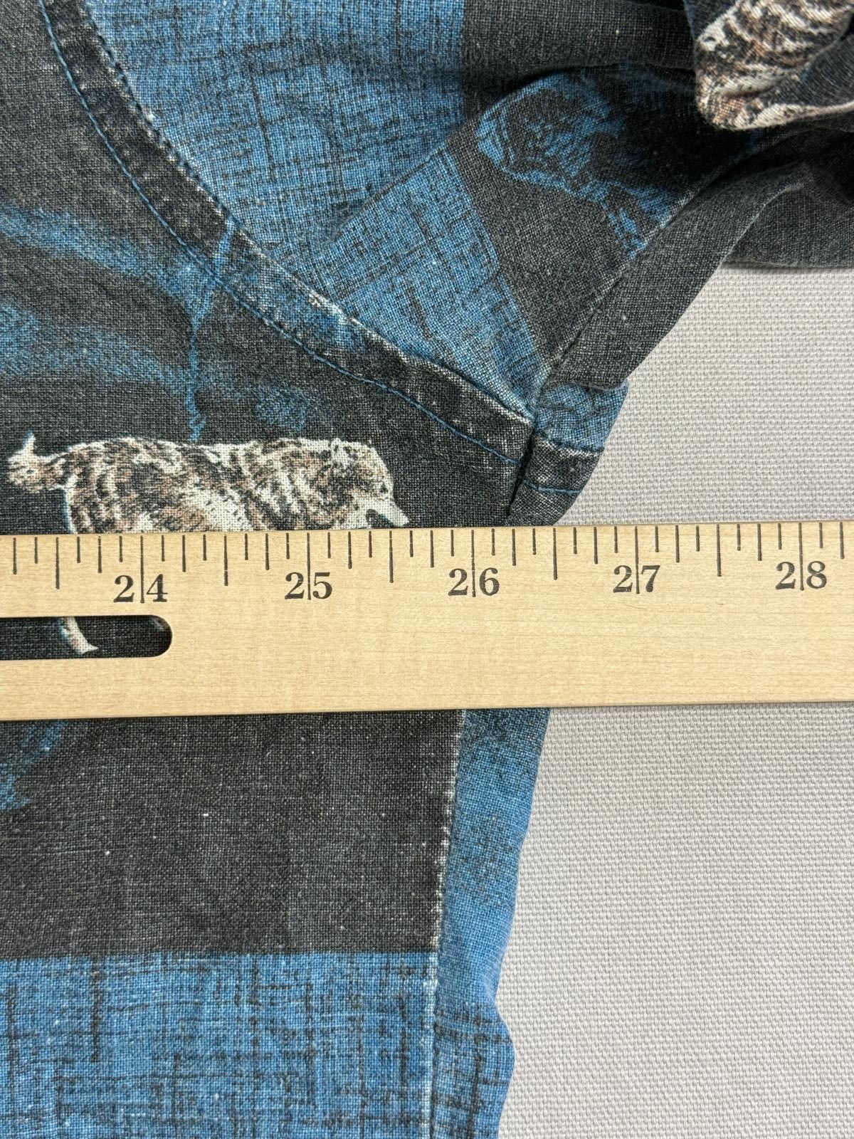 Wrangler Vintage Wrangler LS Howling Wolves Black Pearl Button Up XXL Size US XXL / EU 58 / 5 - 6 Thumbnail