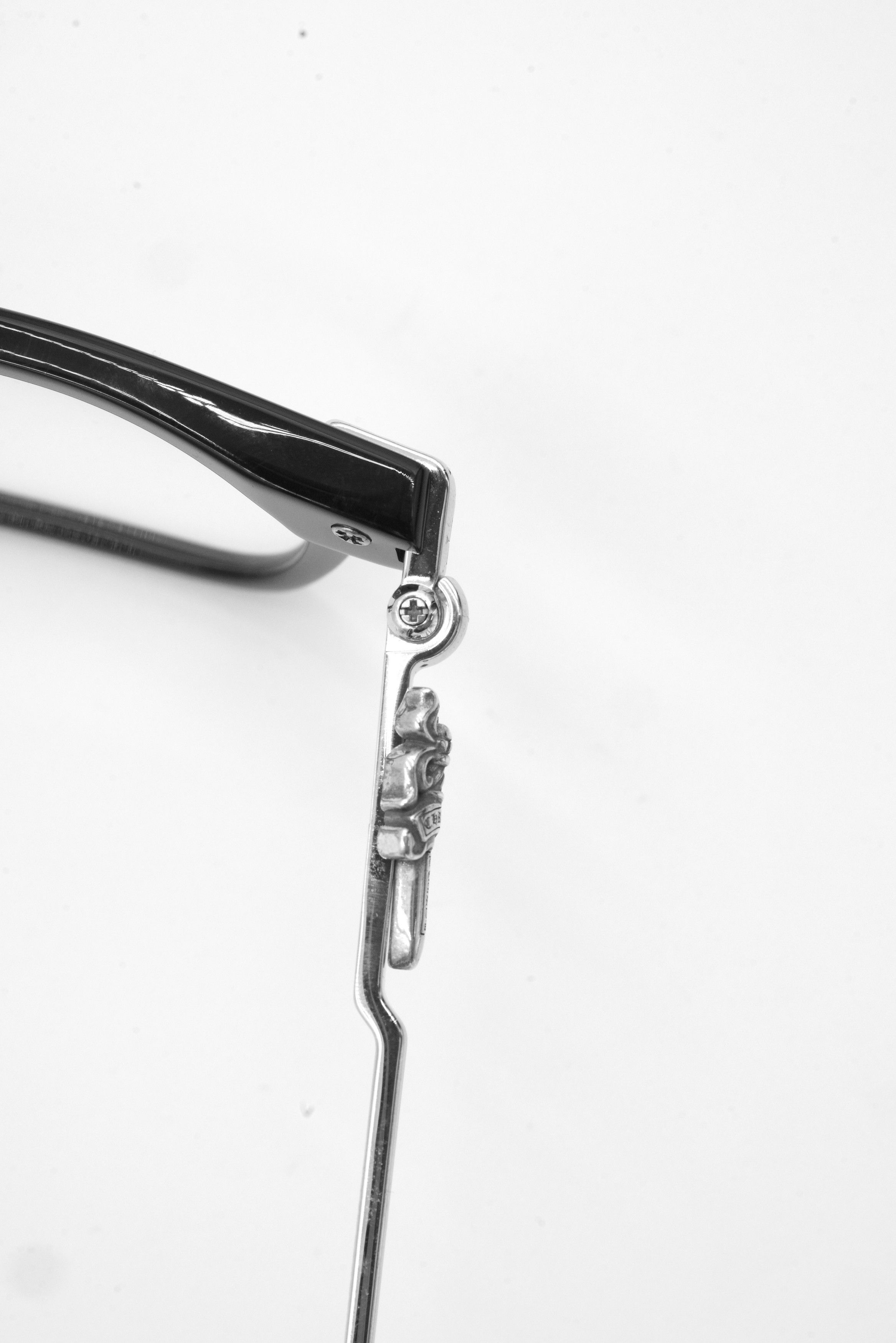 Chrome Hearts Chrome Hearts Cumption Eyeglasses in Silver - Black Size ONE SIZE - 16 Thumbnail