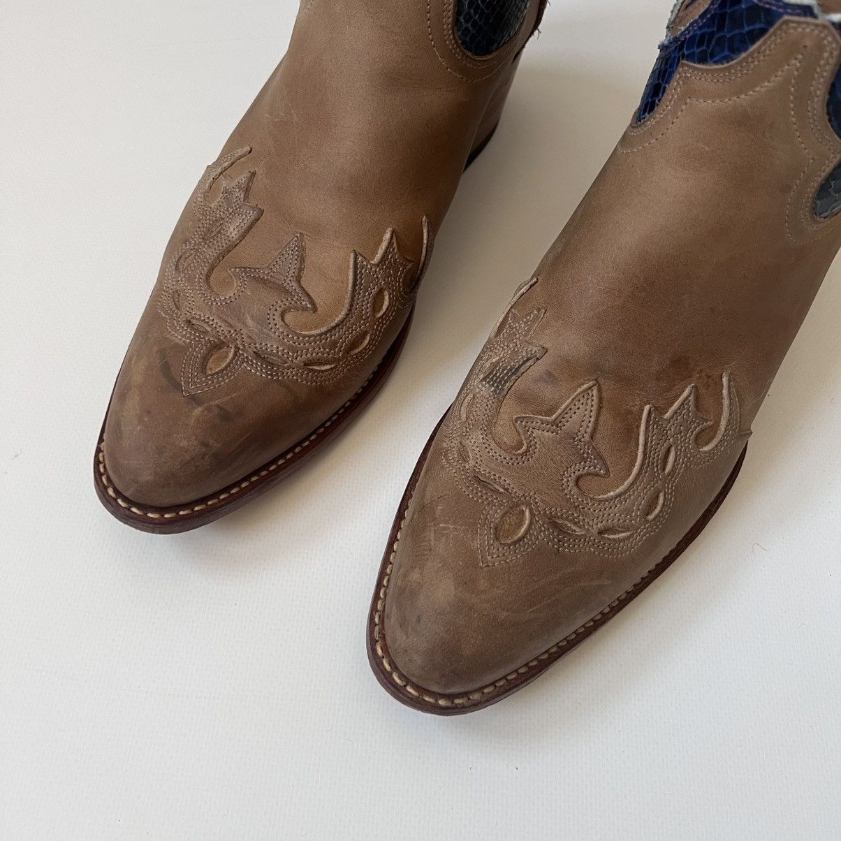 Sendra Sendra 3287 Western Cowboy Boots Leather Embossed EU 39 US 8 Size US 8 / IT 38 - 4 Thumbnail
