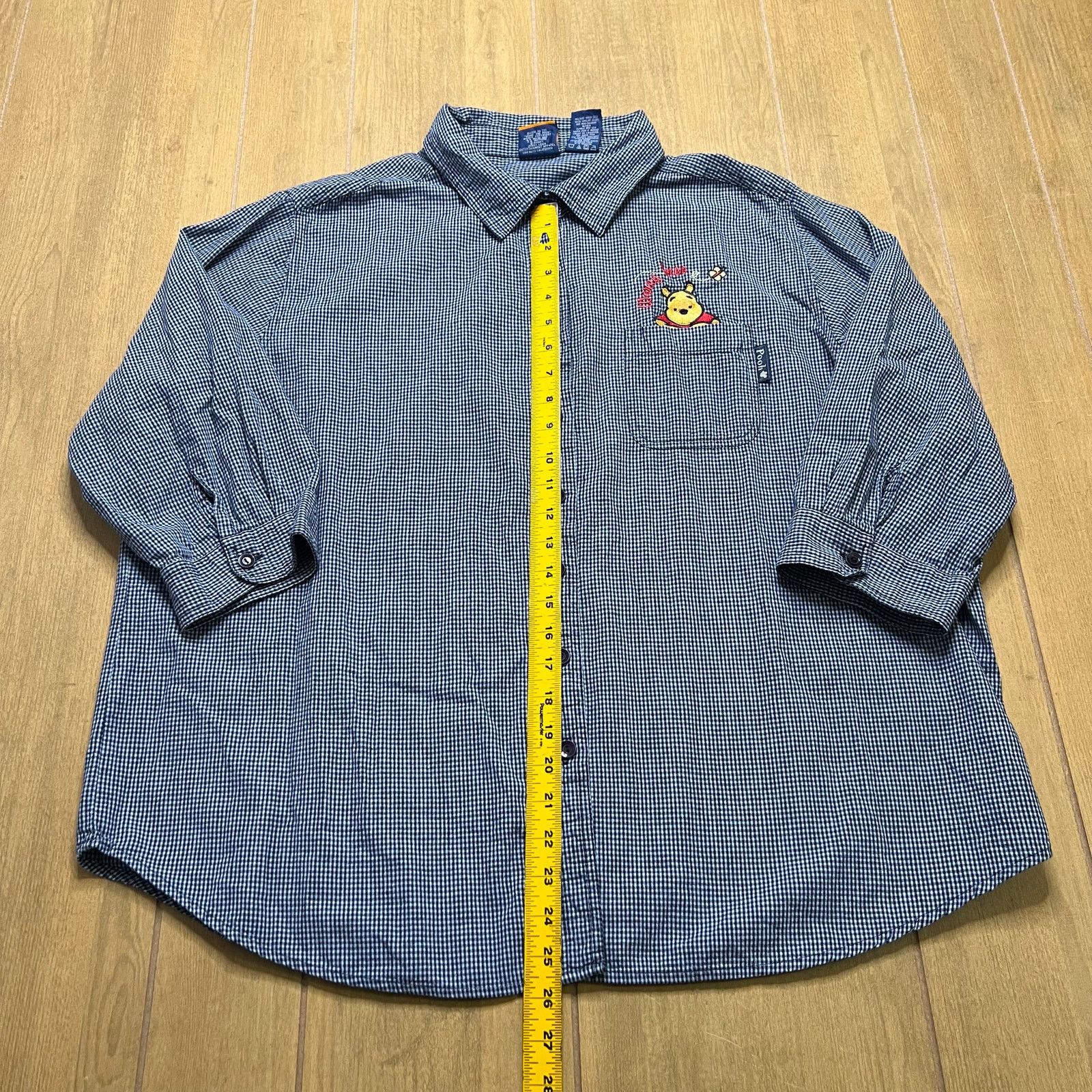 Vintage Disney Vintage Winnie The Pooh Gingham Plaid Women 22W/24W Size XXL / US 16-18 / IT 52-54 - 7 Thumbnail