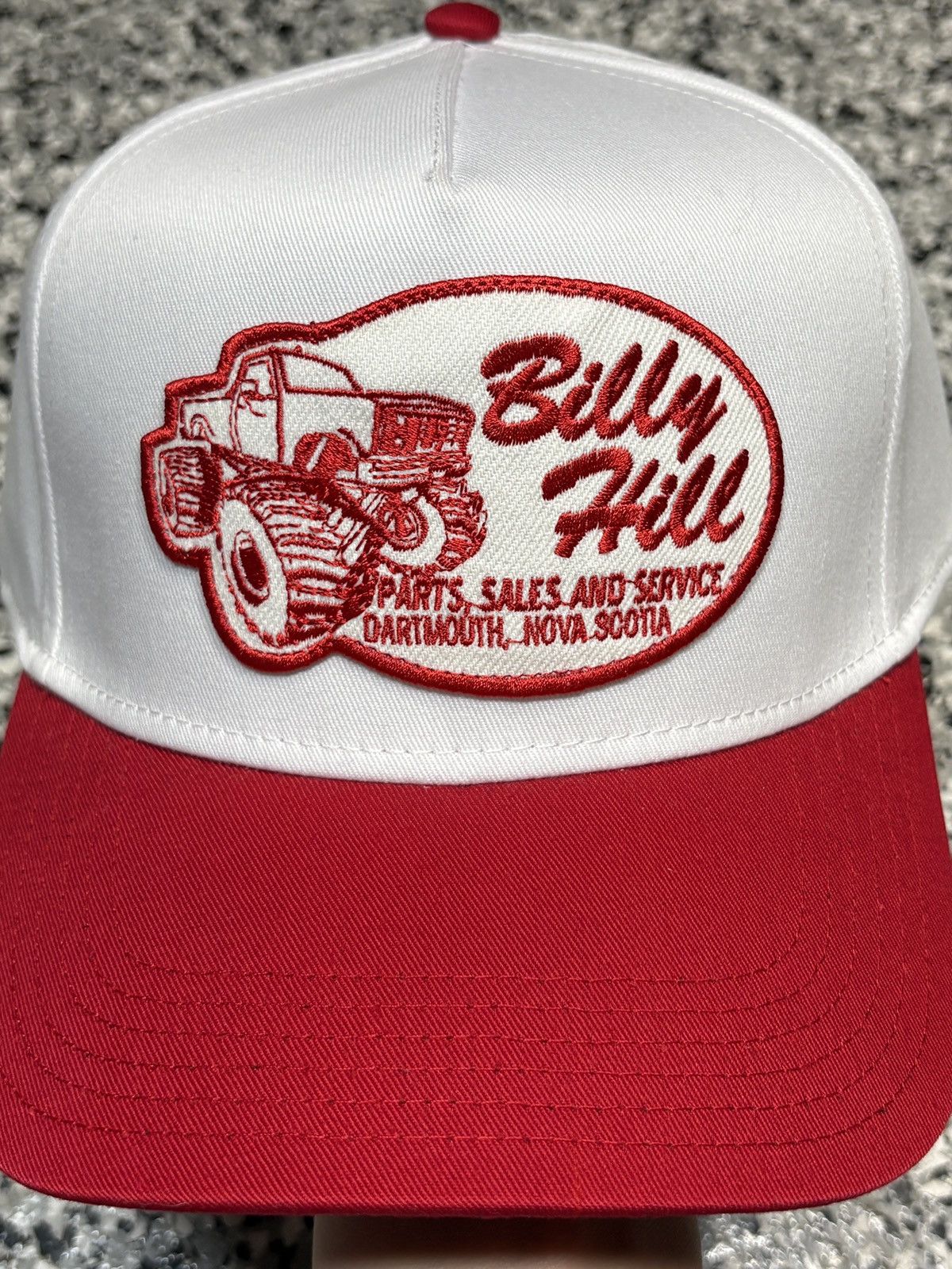 Billy Hill 2021 Billy Hill White/Red “Parts, S&S” Truckers Hat OSFM Size ONE SIZE - 5 Thumbnail