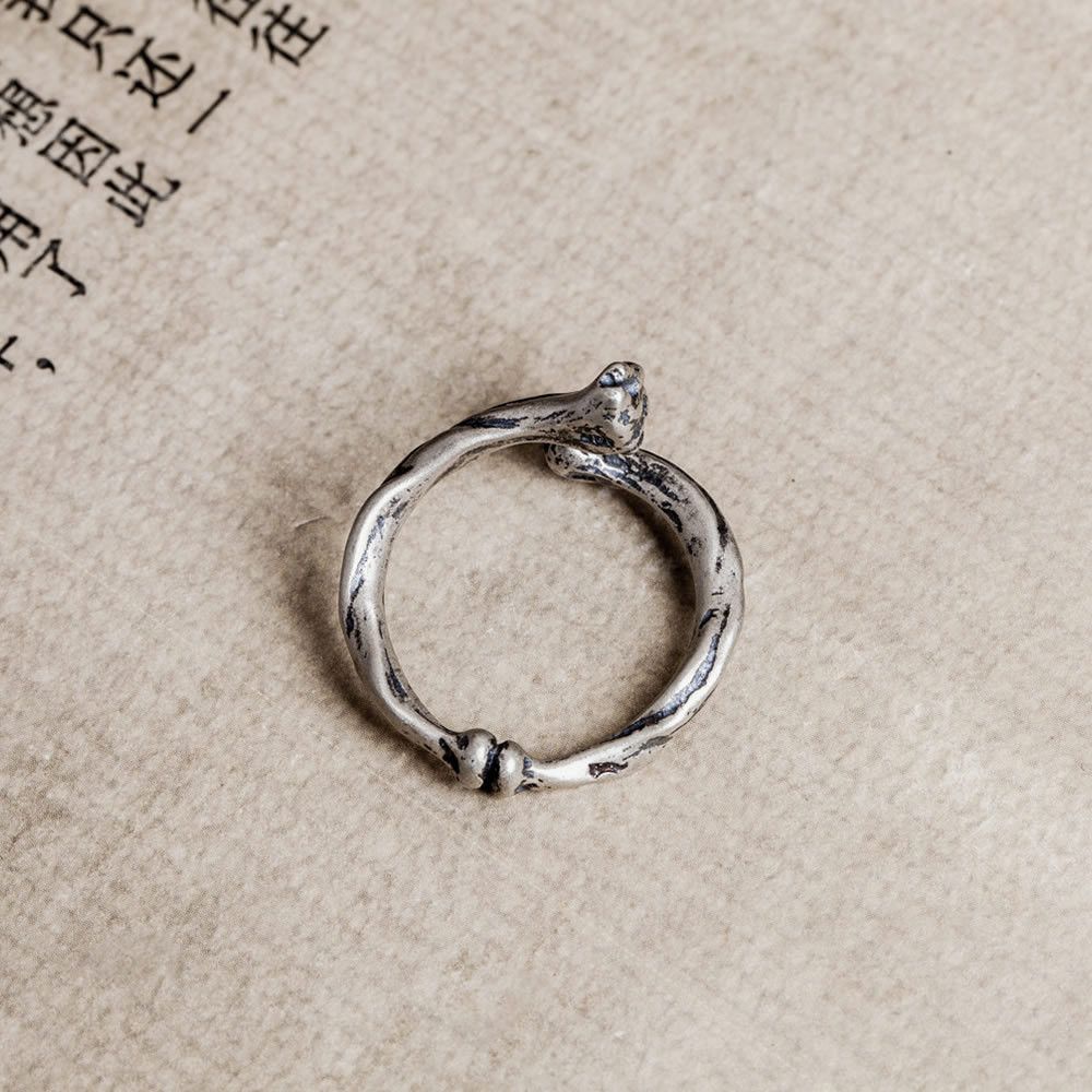 Jewelry Bone Rare Jewelry Rings Open Size Chrome Ring (Size 7-13) Size ONE SIZE - 4 Thumbnail