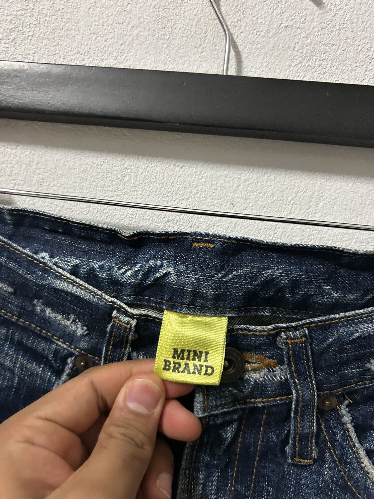 If Six Was Nine Mini brand flared washed jeans vintage punk japan lgb style Size 28" / US 6 / IT 42 - 4 Thumbnail