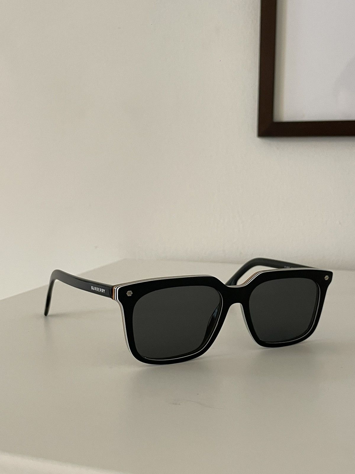Burberry Mens Black Burberry Sunglasses Size ONE SIZE - 3 Thumbnail