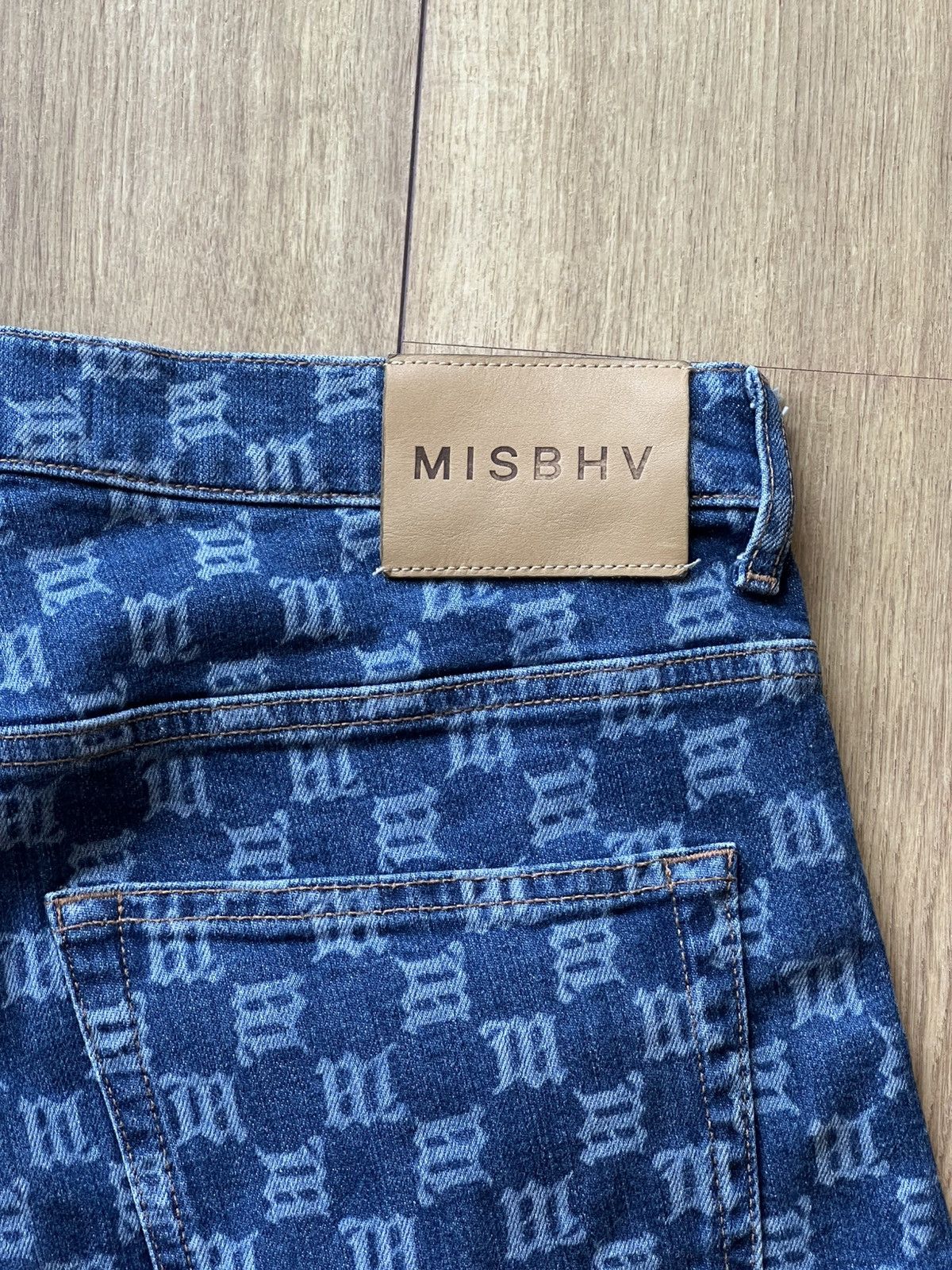 Misbhv Misbhv monogram denim shorts Size US 32 / EU 48 - 9 Thumbnail