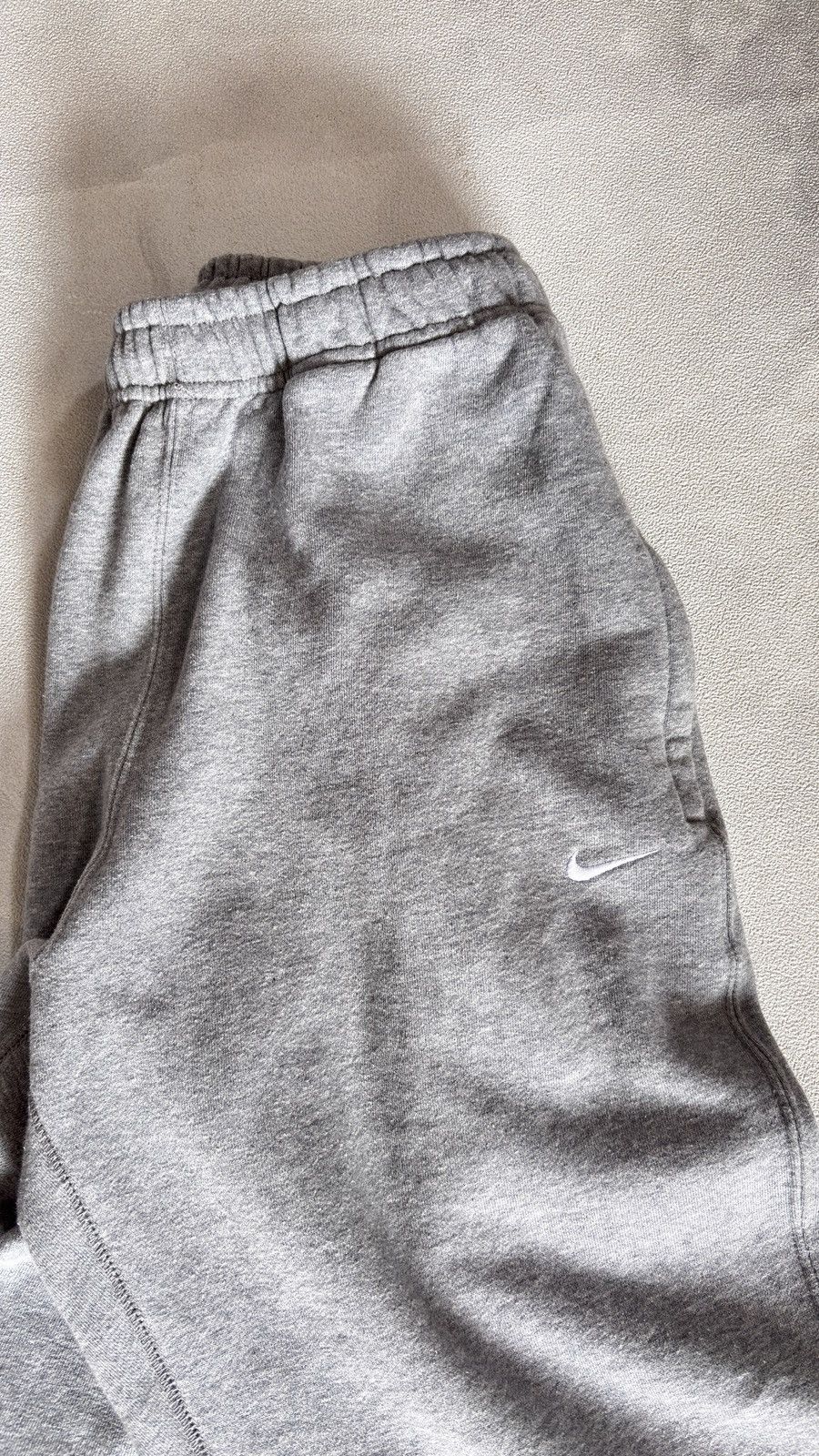 Nike NIKE SWOOSH FLEECE PANTS GREY Size US 32 / EU 48 - 2 Thumbnail
