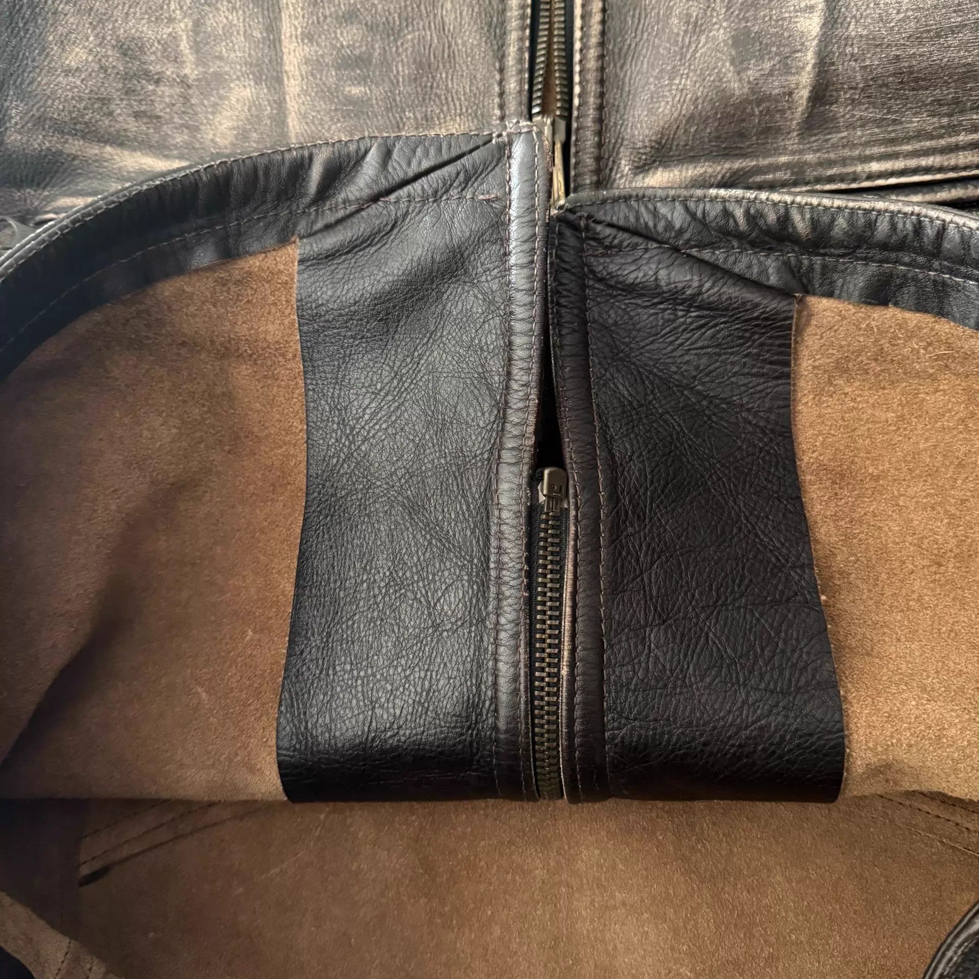 Levi's Levis Lvc 1950s Distressed Cowhide Motorcycle Jacket Size US M / EU 48-50 / 2 - 9 Thumbnail