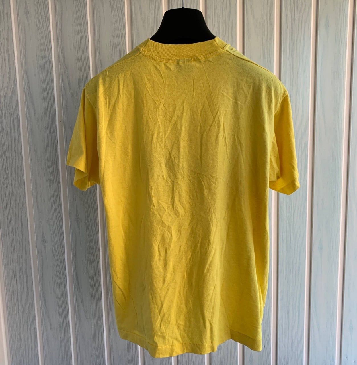 Vintage Vintage 1987 Peninsula Metric Century TWC Yellow T-Shirt Size US M / EU 48-50 / 2 - 3 Thumbnail