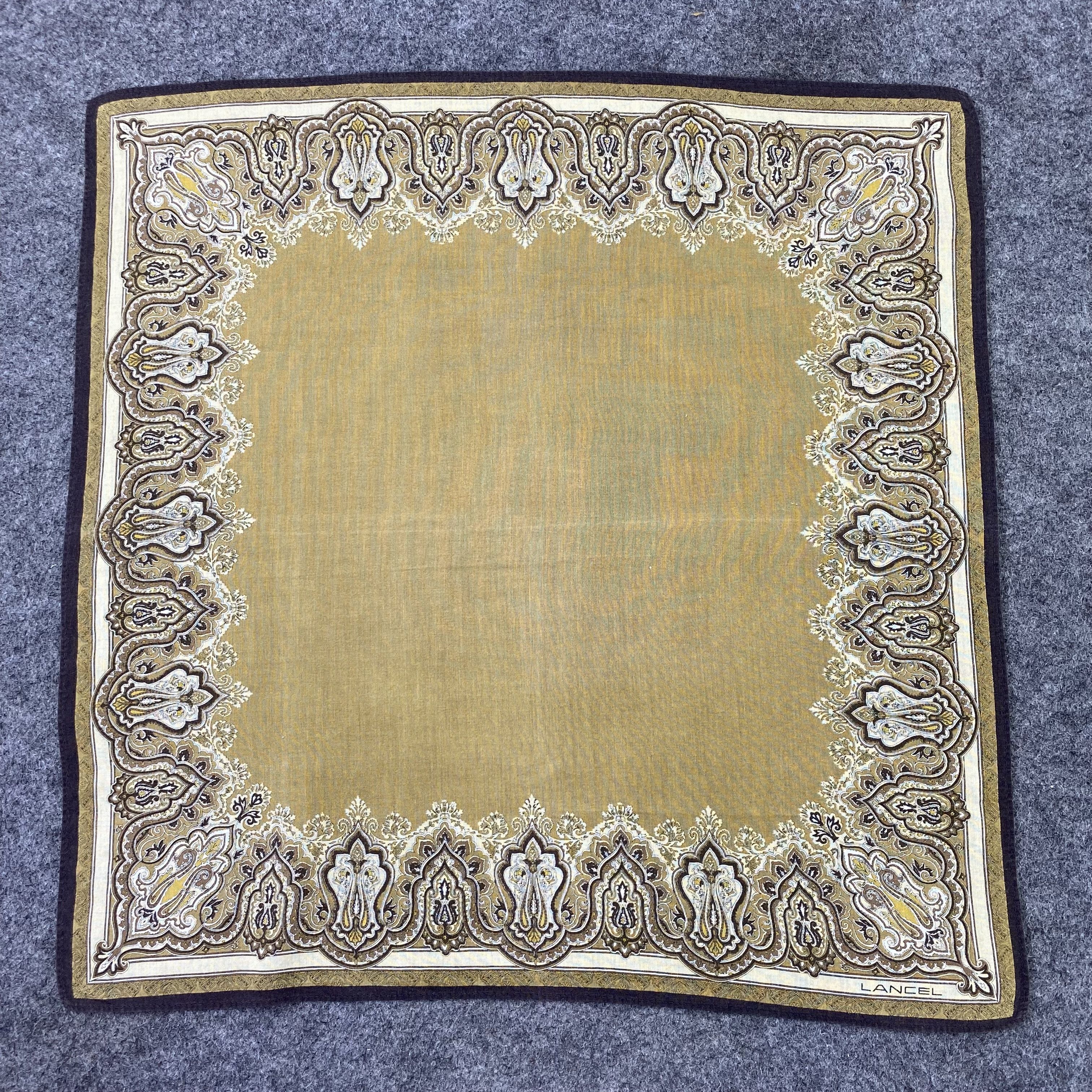 Lancel Lancel Paislee Handkerchief / Bandana / Neckerchief-B639 Size ONE SIZE - 3 Thumbnail