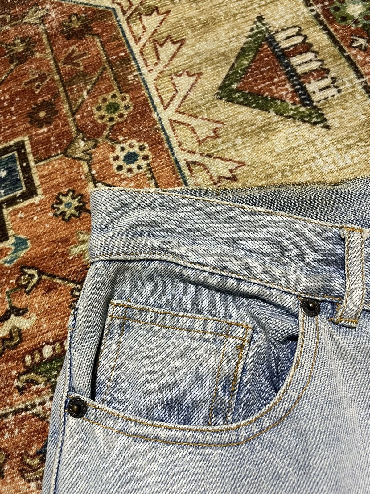 Von Dutch SOOOOLLLDD Vintage 2000's Y2k Denim Pants Vonducth Size US 30 / EU 46 - 8 Thumbnail