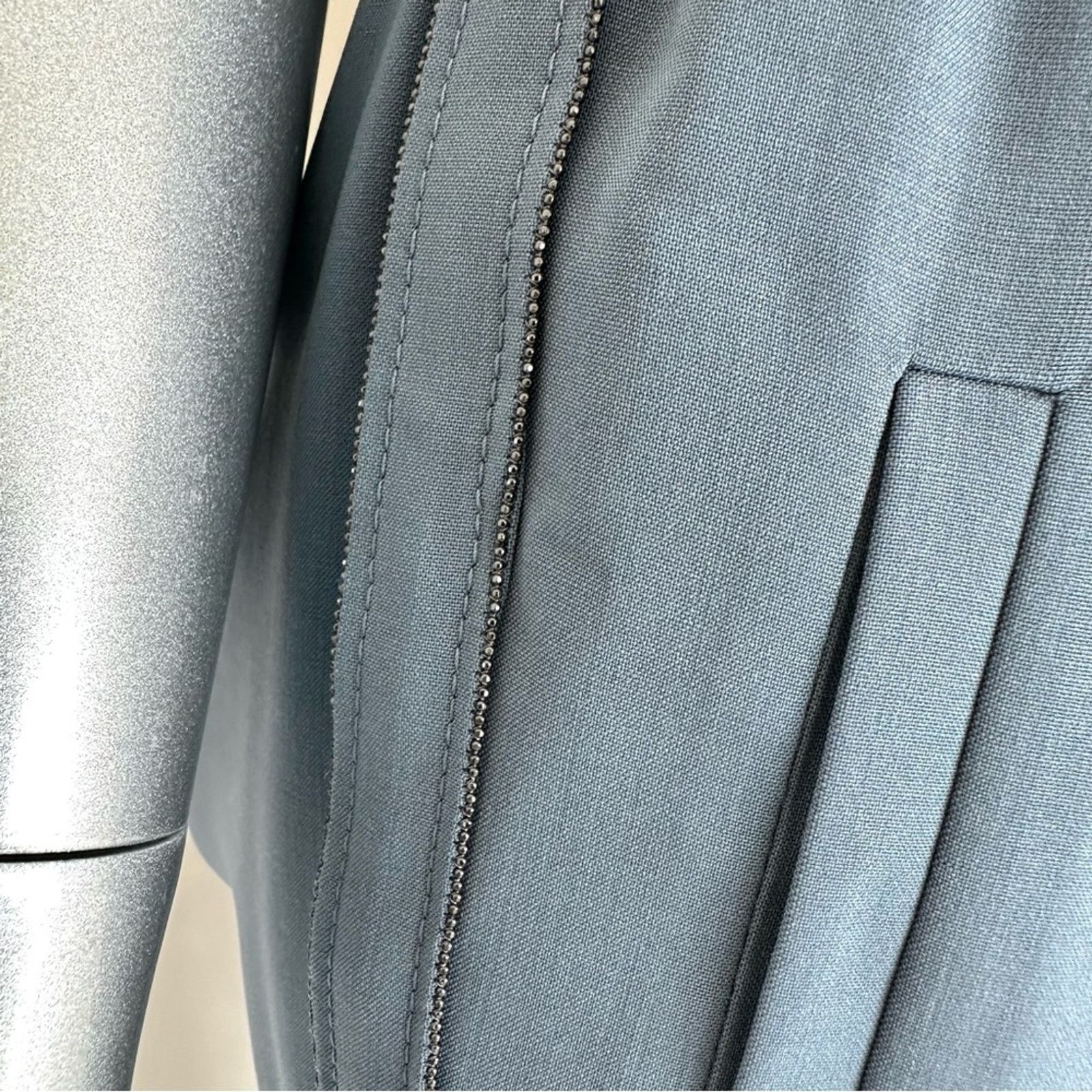 Brunello Cucinelli Brunello Cucinelli women navy pants size 6 US Retail 2250$ Size 28" / US 6 / IT 42 - 3 Thumbnail