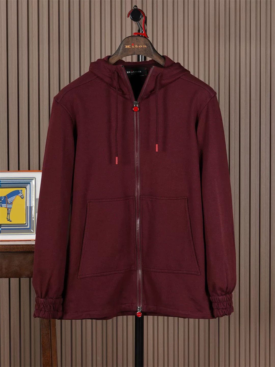 Kiton Kiton Hooded Sport Jacket in Cashmere Blend Size US S / EU 44-46 / 1 - 1 Thumbnail