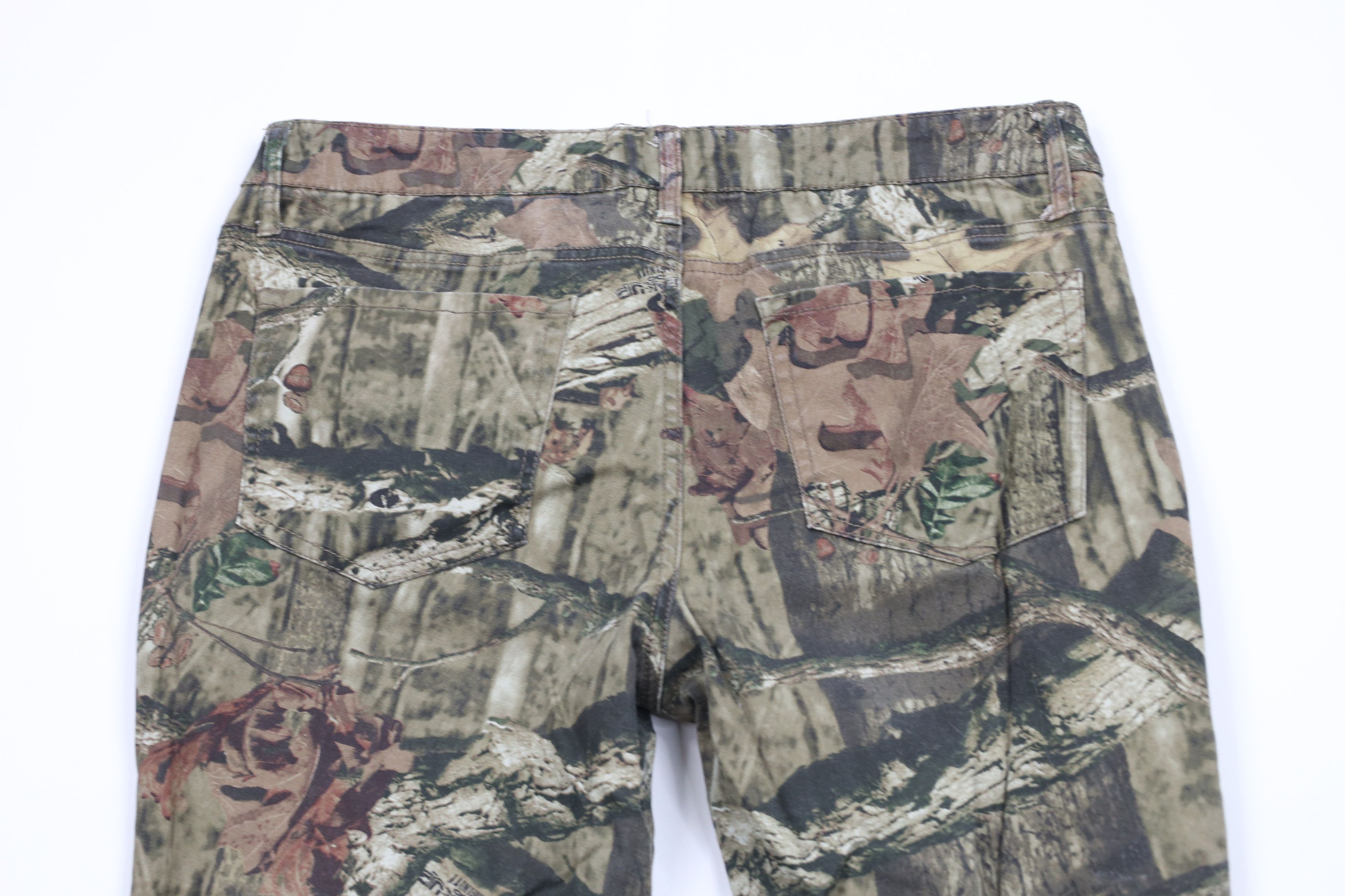 Mossy Oaks × Vintage Vintage Mossy Oak Camouflage Stretch Flared Wide Leg Pants Size 34" / US 12 / IT 48 - 8 Thumbnail