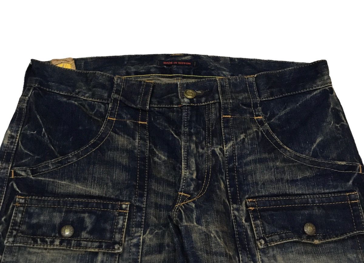 Japanese Brand Rare Design Vintage Brand Blue Way Bust Pants Jeans 1990s Size US 34 / EU 50 - 3 Thumbnail