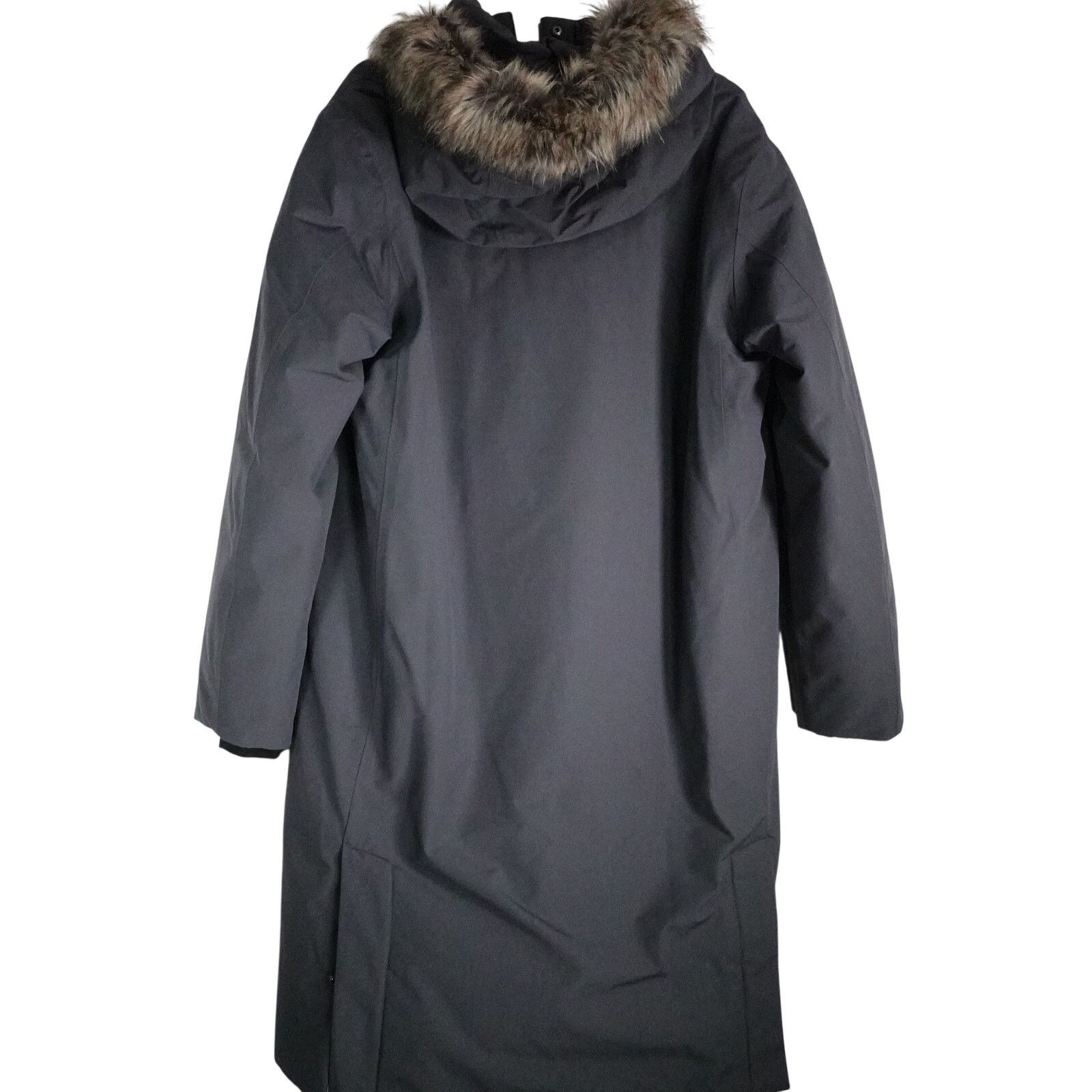 Quince Quince Responsible Down Hooded Long Parka Carbon Gray Large Size L / US 10 / IT 46 - 14 Thumbnail