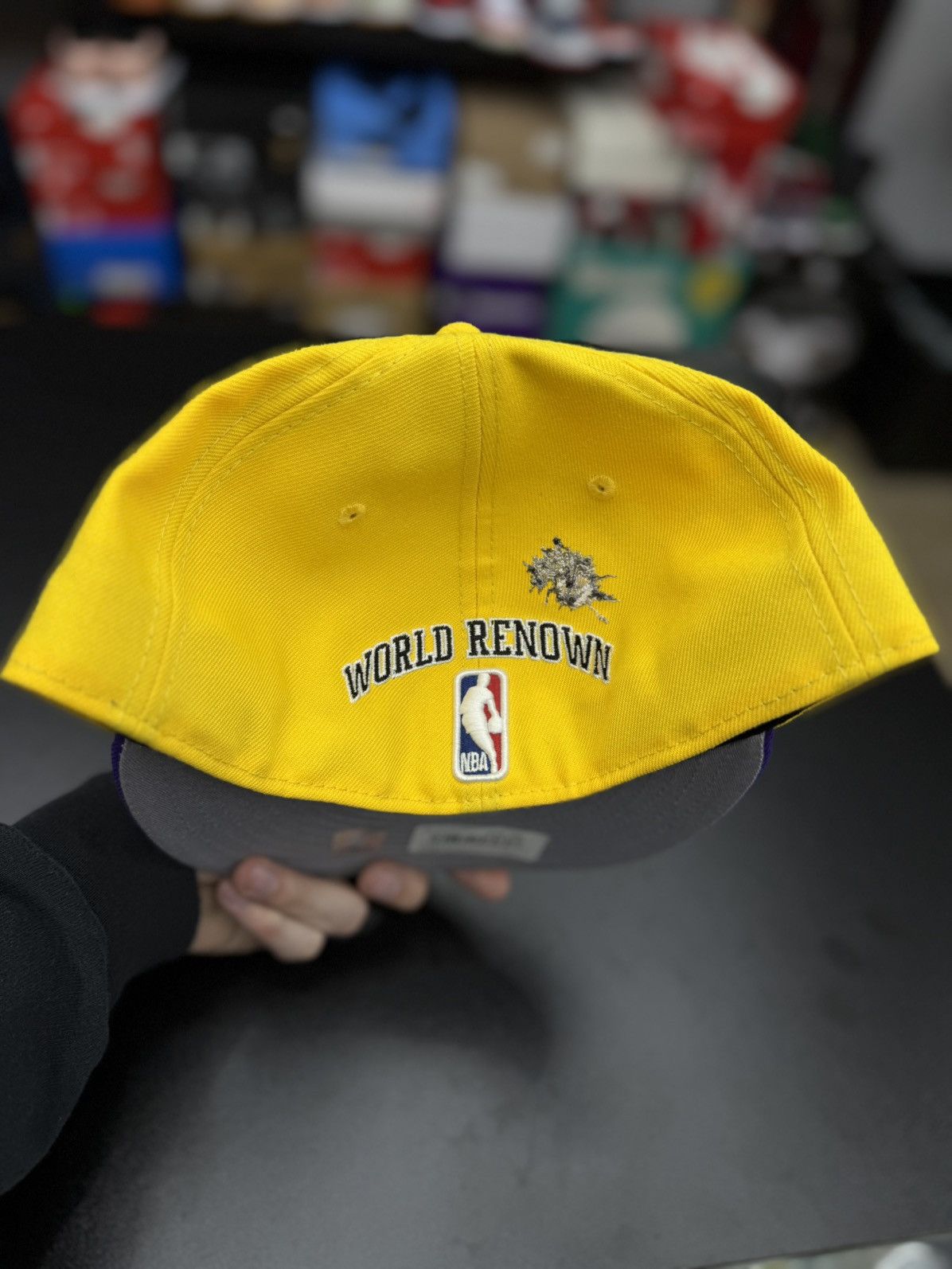New Era New ERA Size 8 Fitted Hat Lakers Yellow Purple Size ONE SIZE - 8 Thumbnail