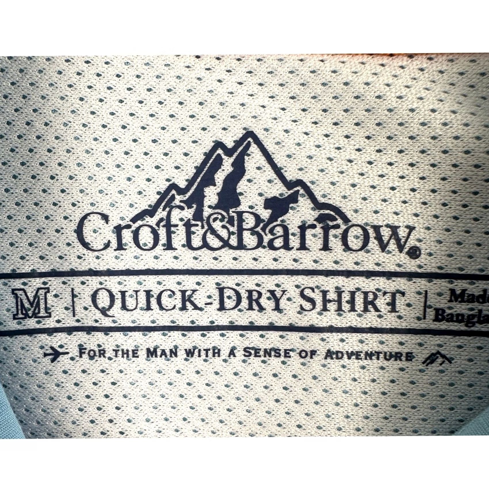 Croft & Barrow Croft Barrow Shirt Mens Medium Blue Quick Dry Ripstop Vented Pockets Hiking Button-Up Shirt Size US M / EU 48-50 / 2 - 4 Thumbnail