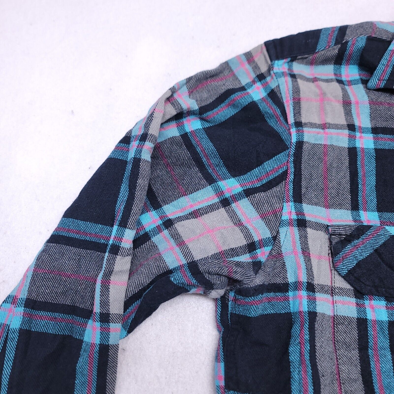 Burnside Burnside Tartan Flannel Button Up Shirt Mens Size M Blue Size US M / EU 48-50 / 2 - 4 Thumbnail