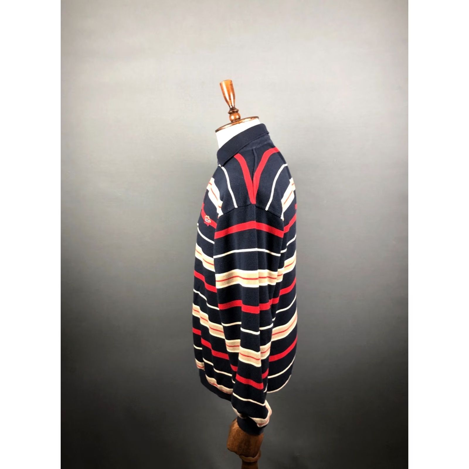 Paul & Shark Paul & Shark Polo Shirt Multicolor Striped Cotton Long Sleeve Men's L Size US L / EU 52-54 / 3 - 2 Thumbnail