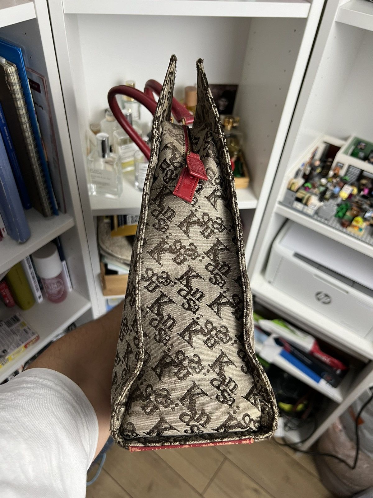 Japanese Brand × Kansai Yamamoto Vintage 90s Kansai Yamamoto monogramtote shopper bag archive Size ONE SIZE - 3 Thumbnail