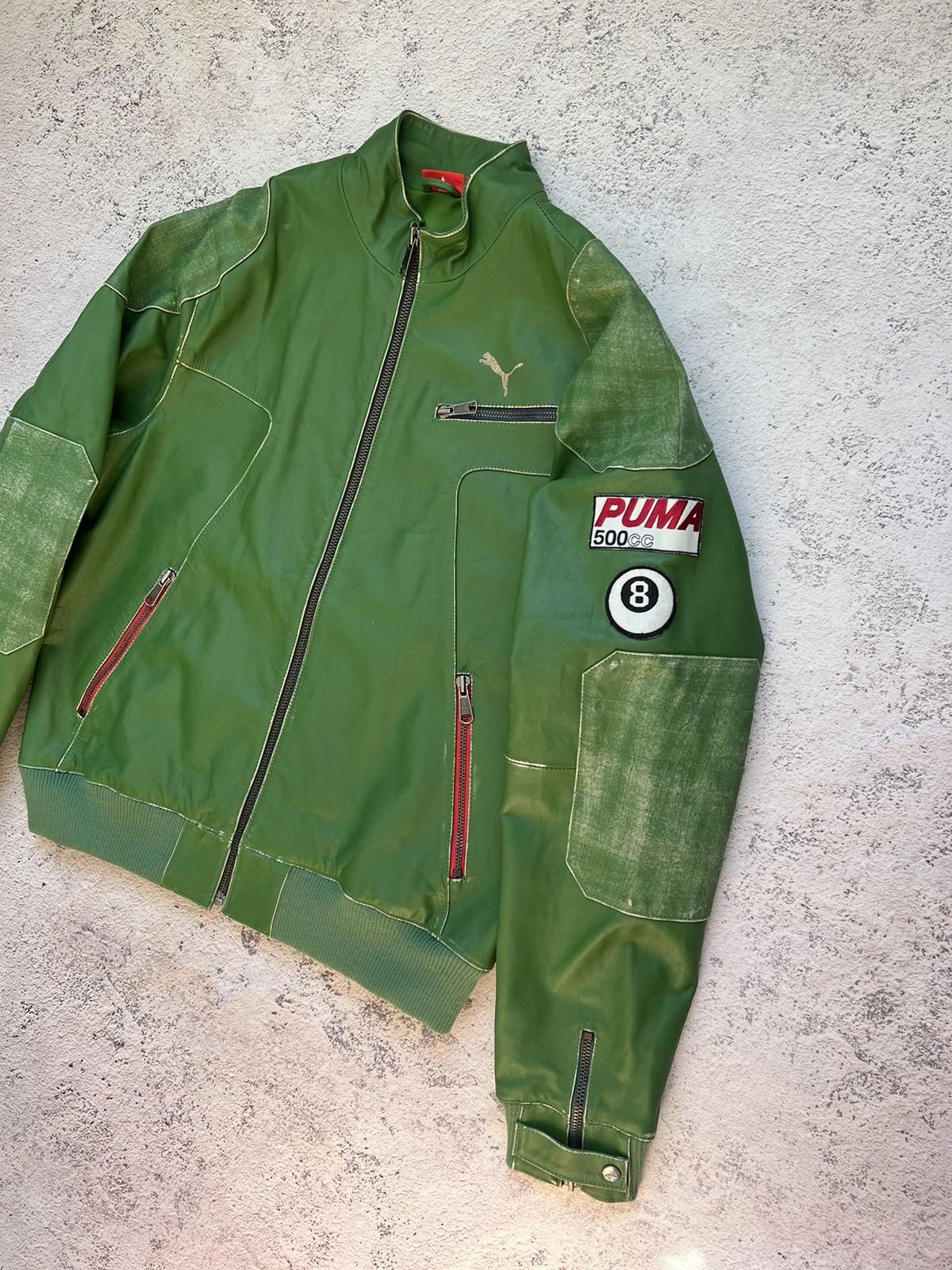 Hysteric Glamour × If Six Was Nine × Puma RARE Archival Puma Leather Jacket motorcycle y2k style Size US L / EU 52-54 / 3 - 6 Thumbnail