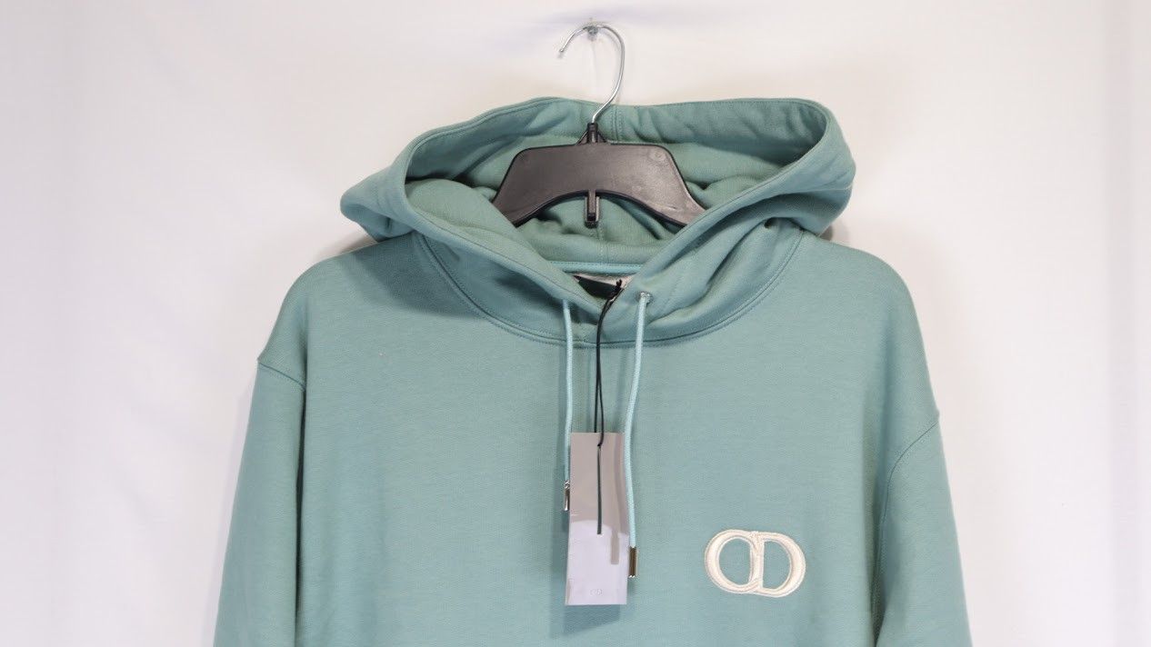Dior o1rshd1 CD Hoodie in Light Green Size US XXL / EU 58 / 5 - 3 Thumbnail
