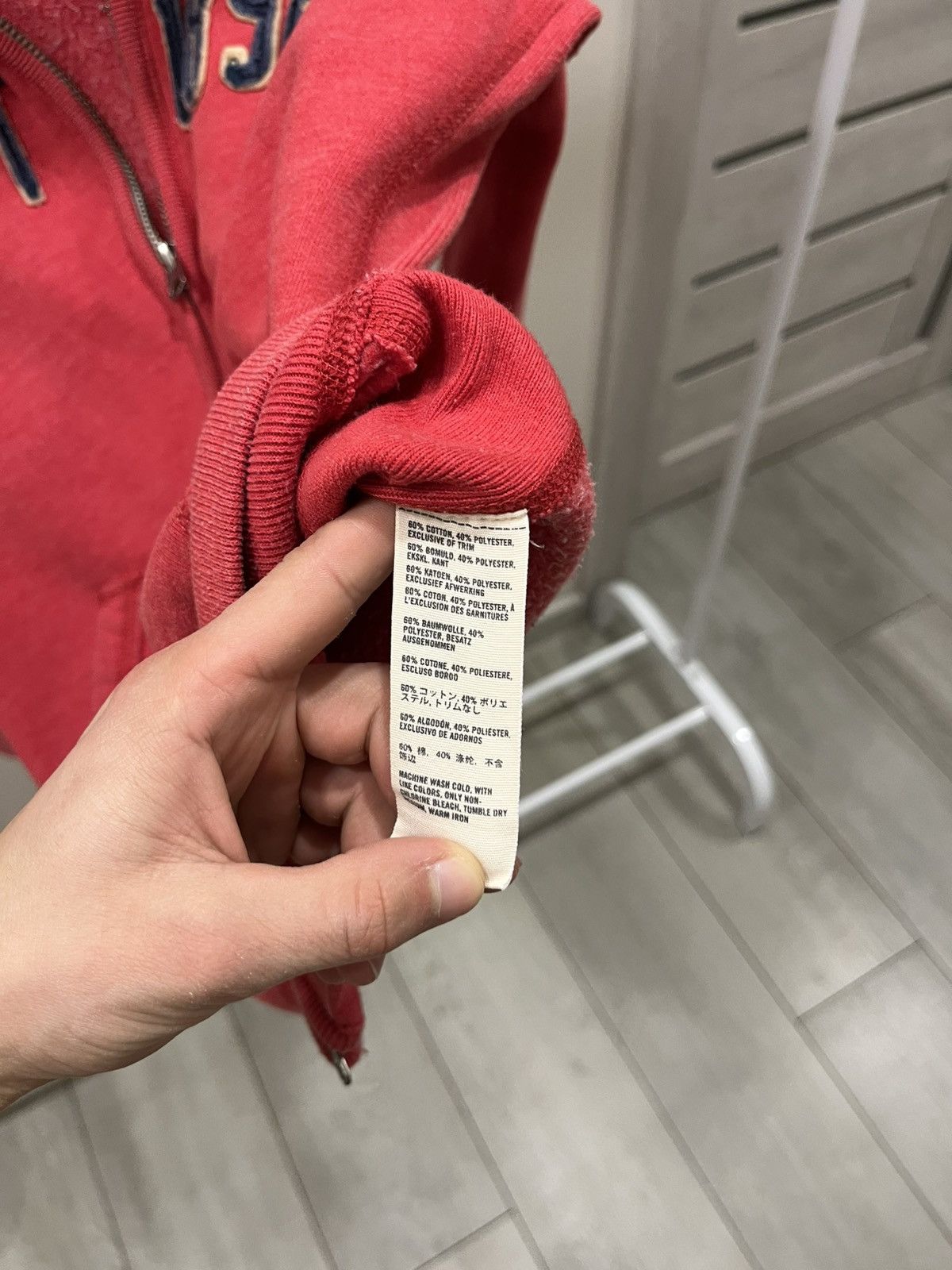 If Six Was Nine Abercrombie Fitch New York 1892 Women’s Zip Up Hoodie Size L / US 10 / IT 46 - 5 Thumbnail
