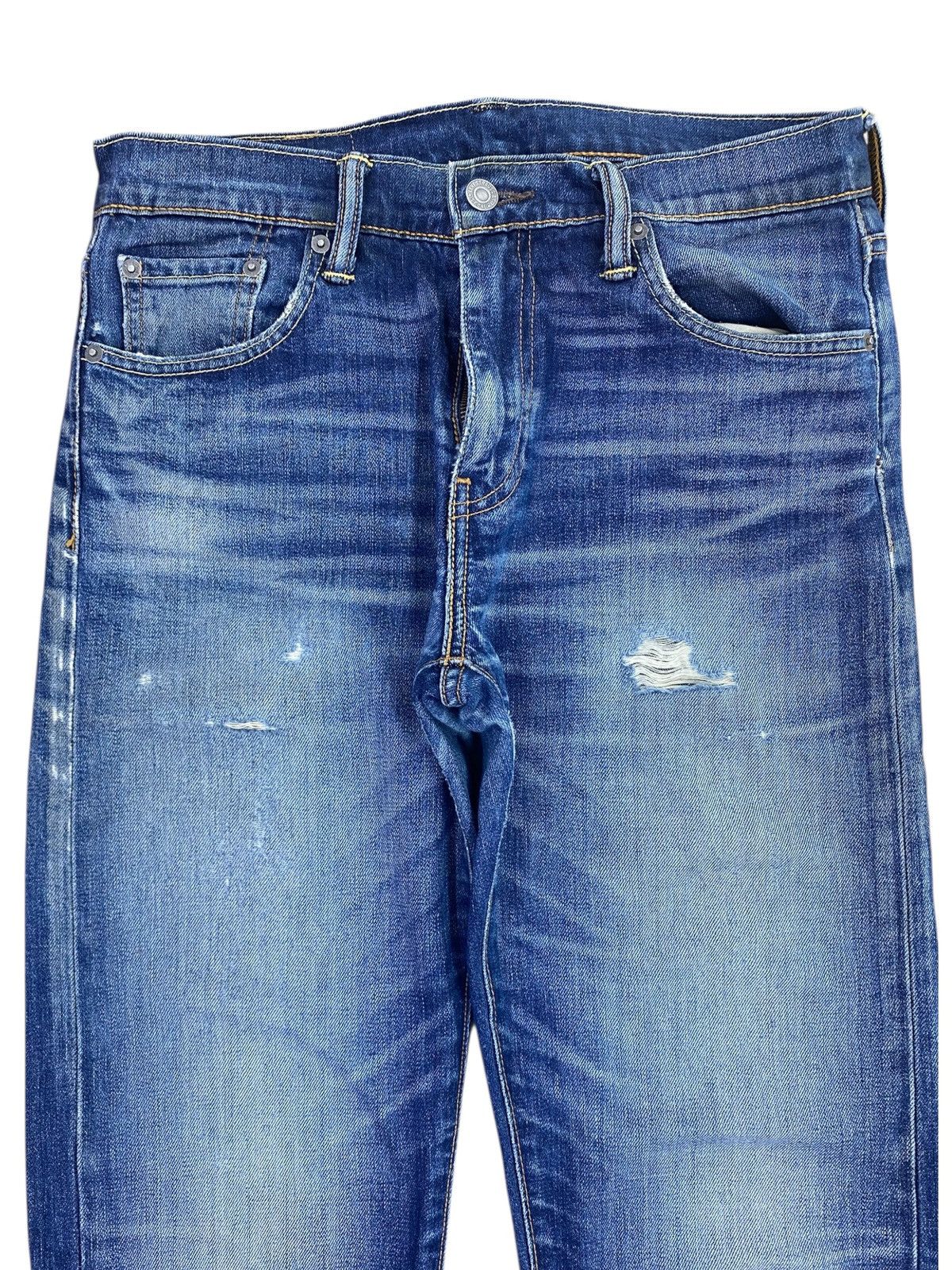 Levi's Levi’s Whiskers Faded Wash Style Straight Cut Jeans Size US 30 / EU 46 - 2 Thumbnail